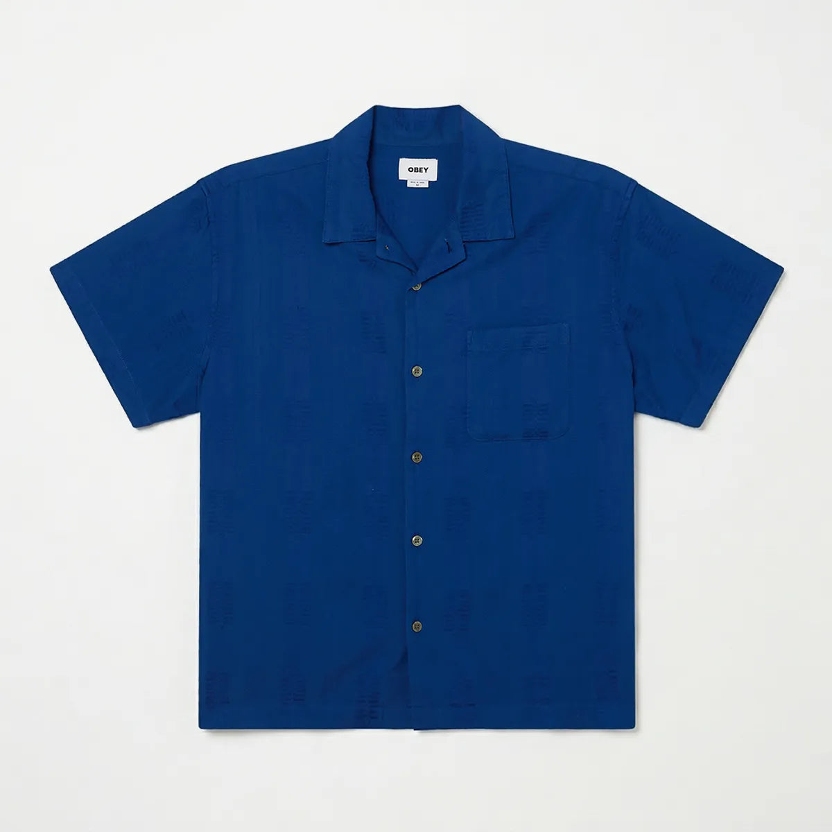 Chemise Obey Samuel Woven Dazzling Blue