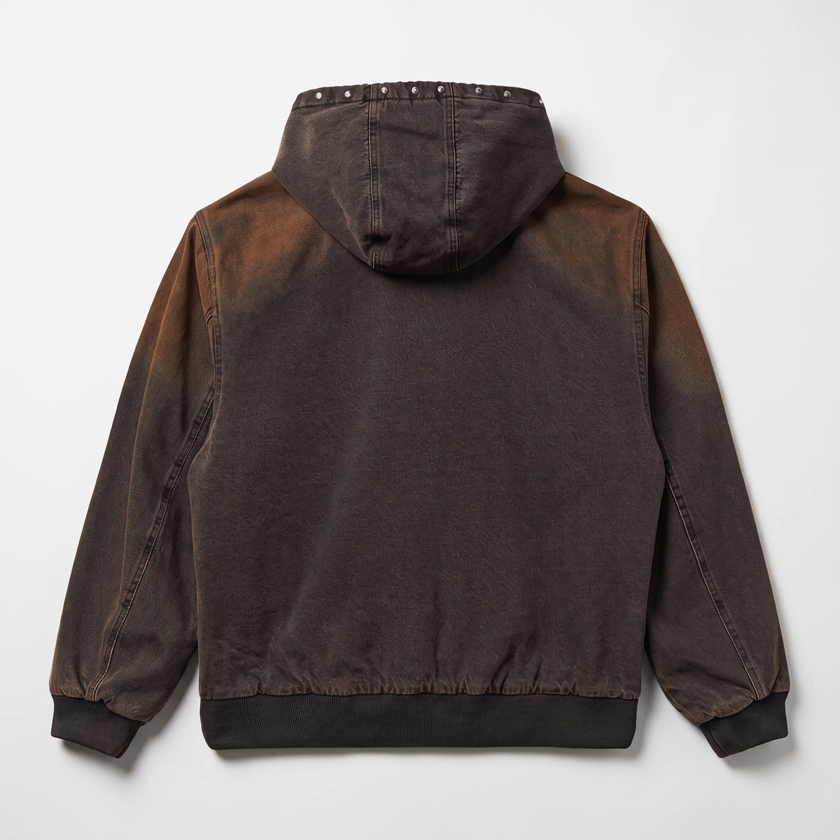 Veste Obey studded zip up jacket  Black rust wash