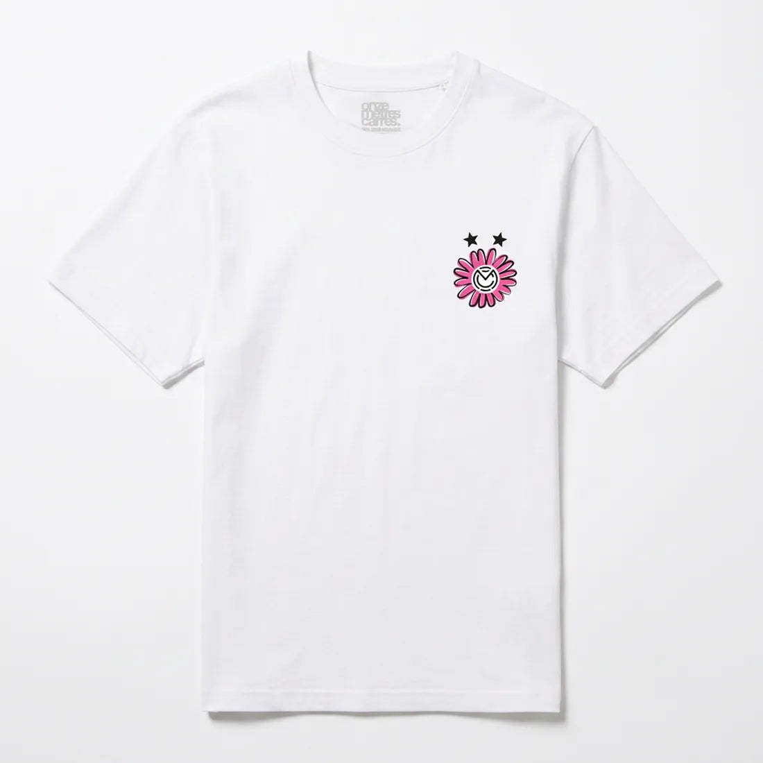 T-shirt Onze Mètres Carrés Flower Foot White