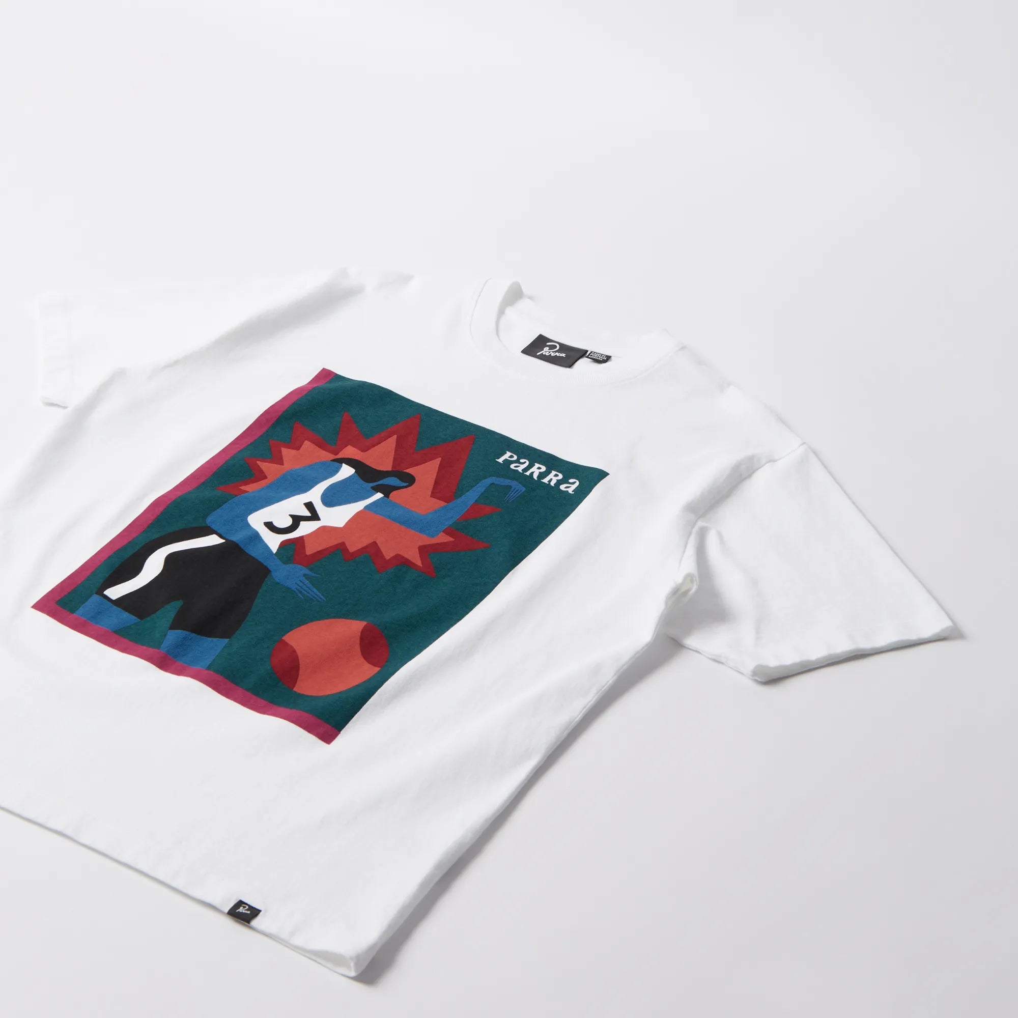 Parra Baseketball White T-Shirt