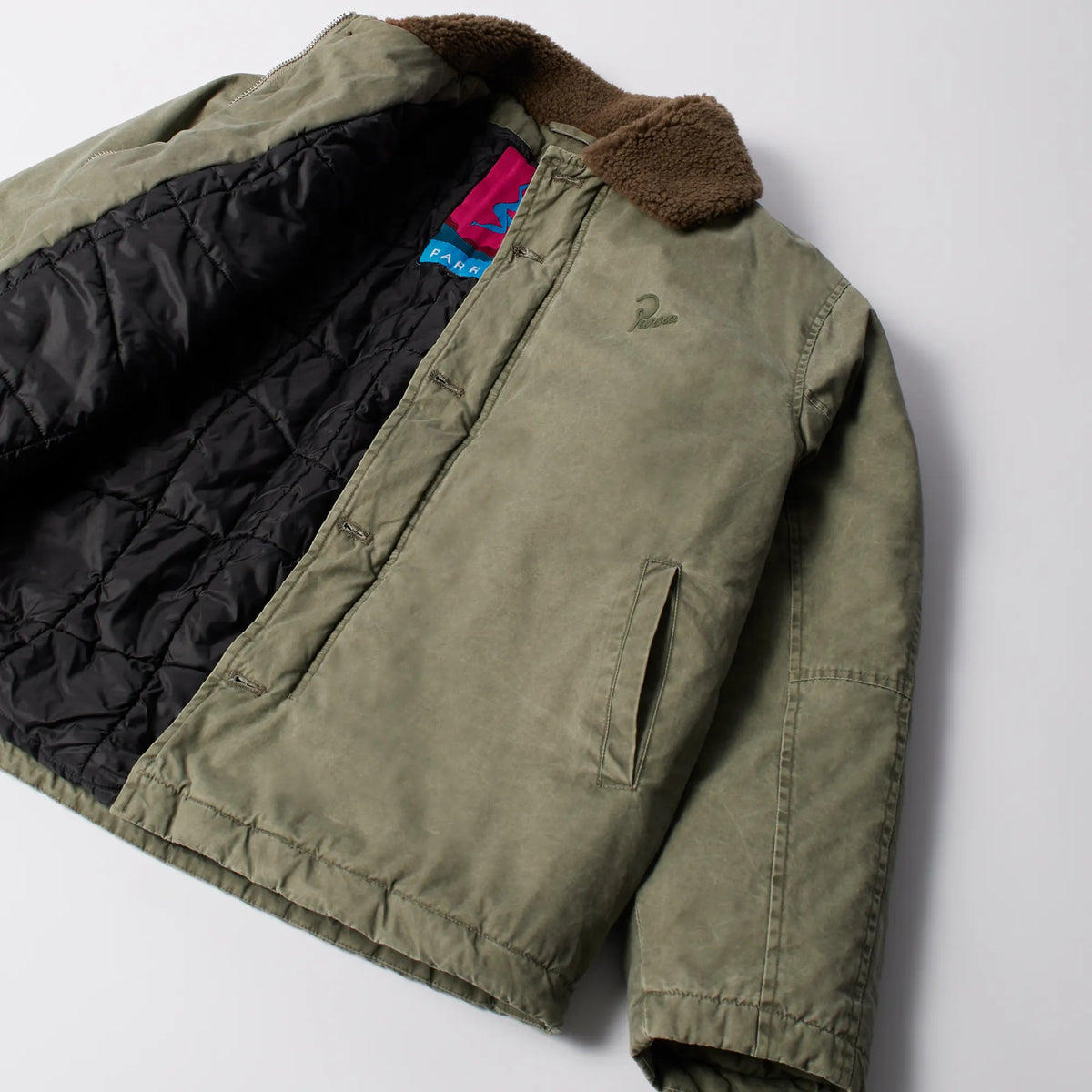 By Parra Darwin Takes Flight Jacket Green