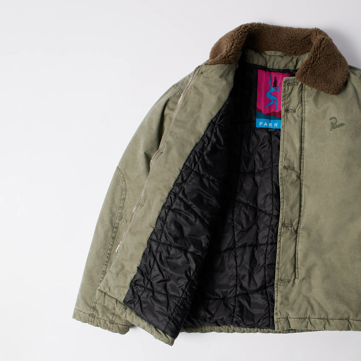 By Parra Darwin Takes Flight Jacket Green