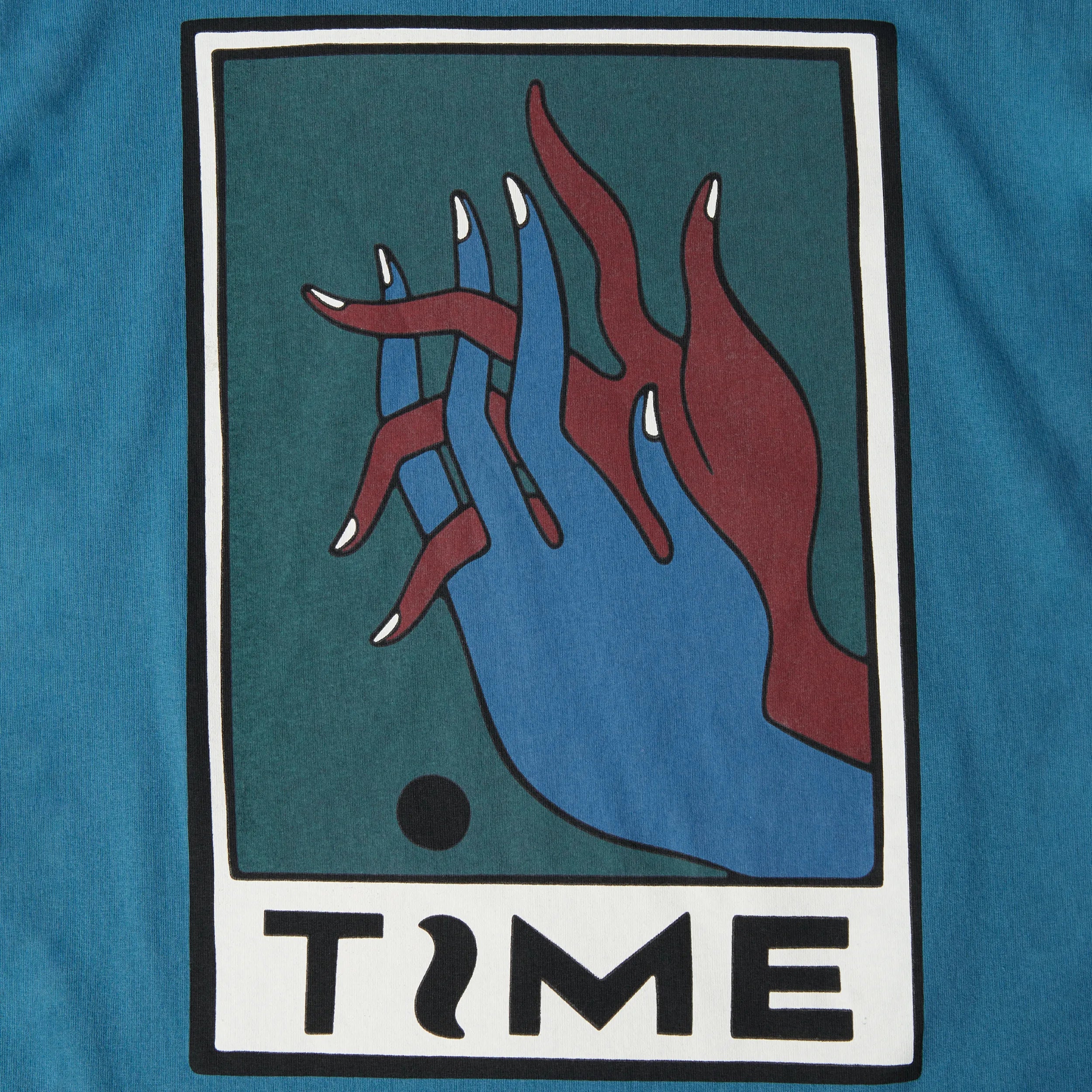 T-shirt Parra Hands Of Time Bleu