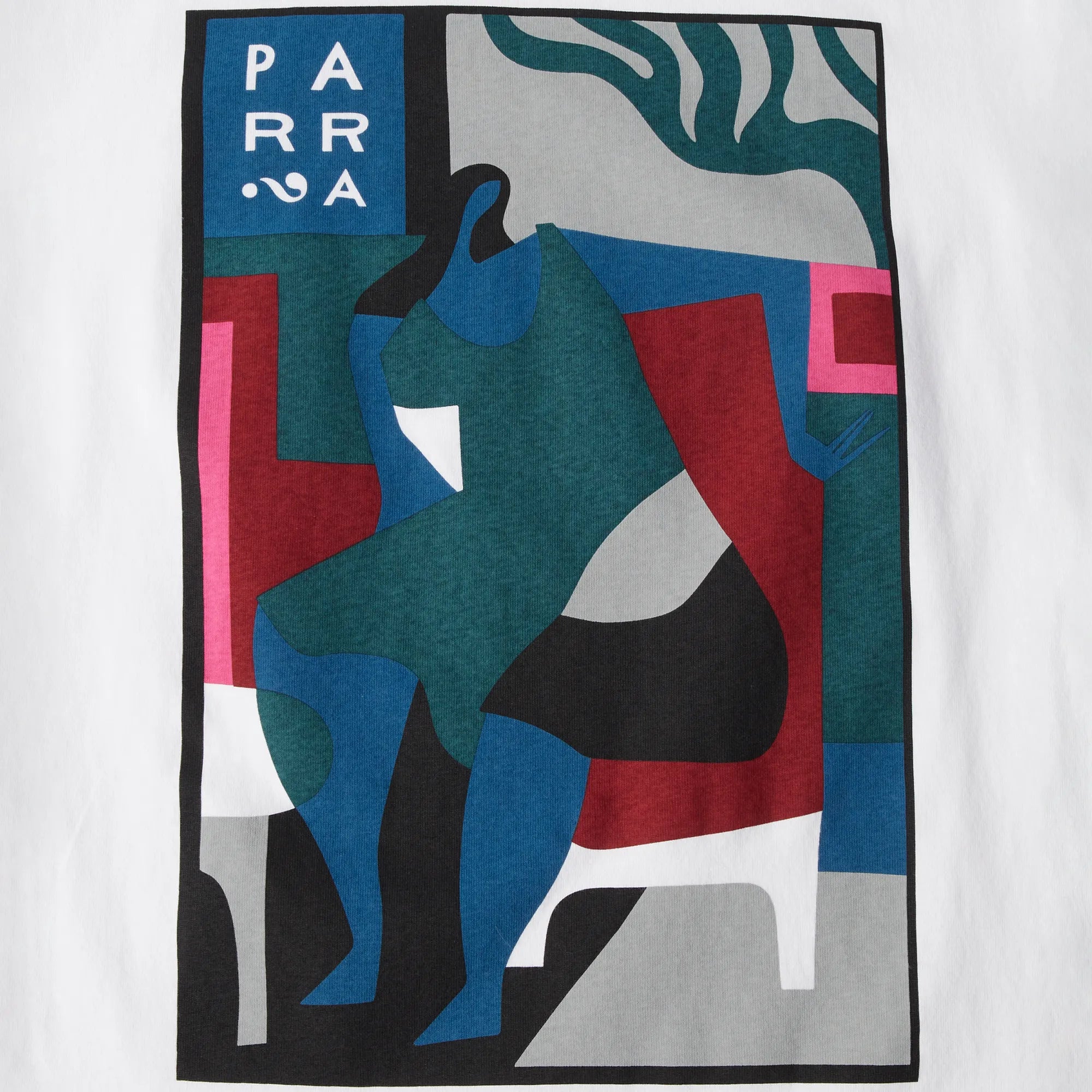 T Shirt Parra Leaving Now White