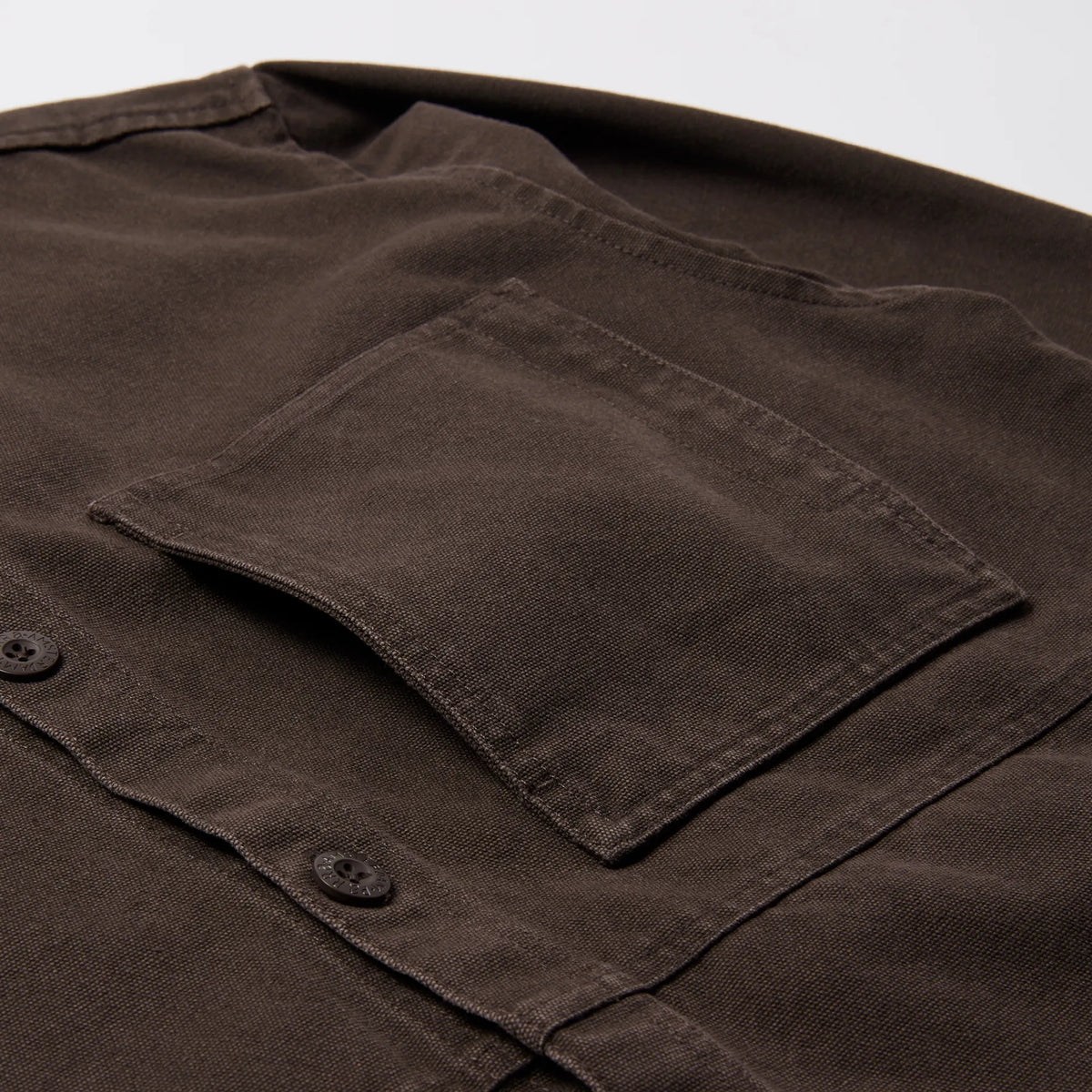 Chemise By Parra Non Loud Long Sleeve Dark Brown