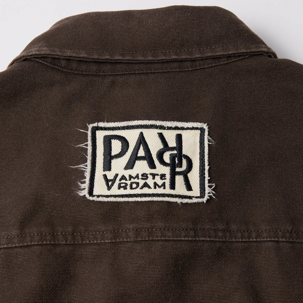 Chemise By Parra Non Loud Long Sleeve Dark Brown