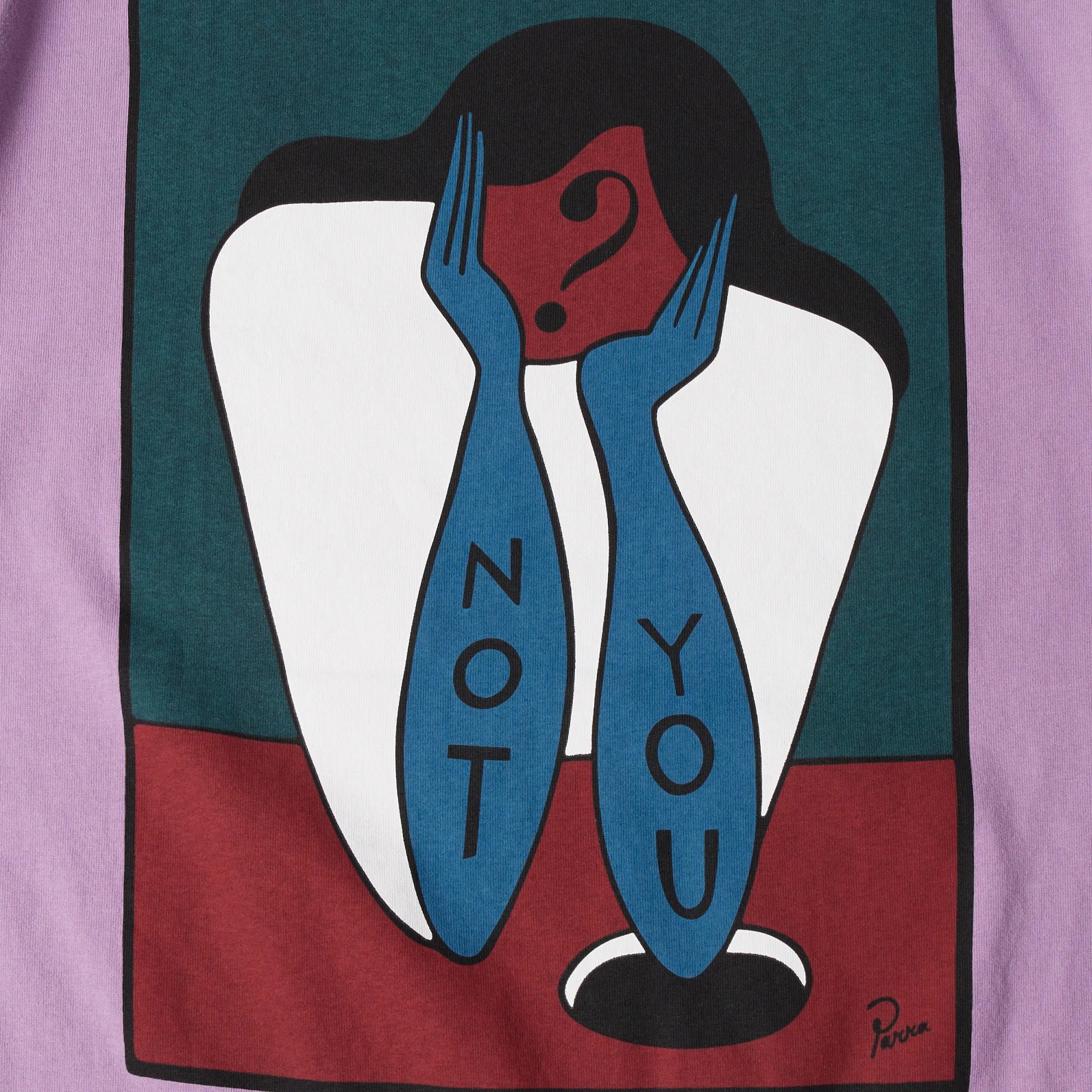 Parra Not You T Shirt Purple