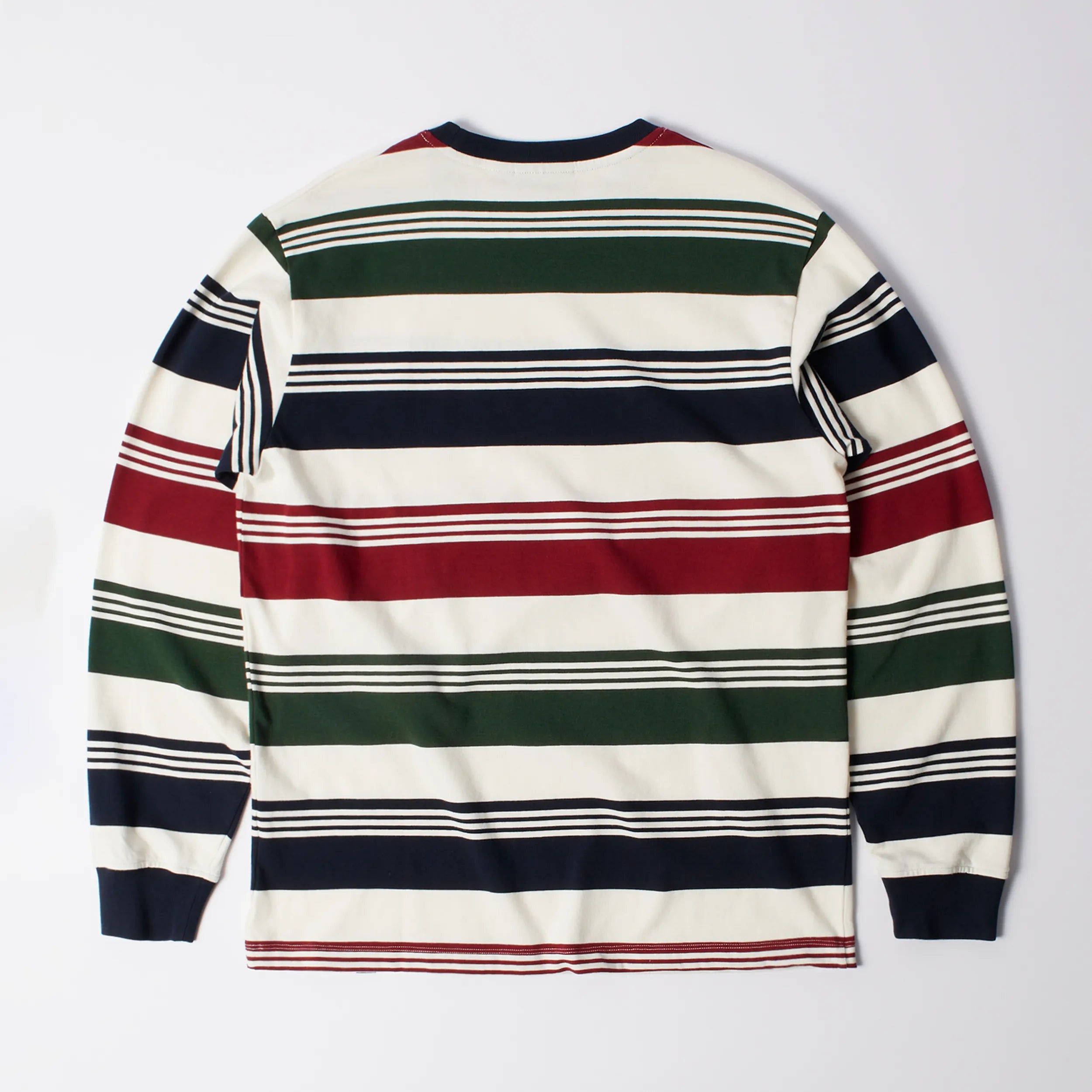 T-shirt manches longues Parra Original stripe Pine Green
