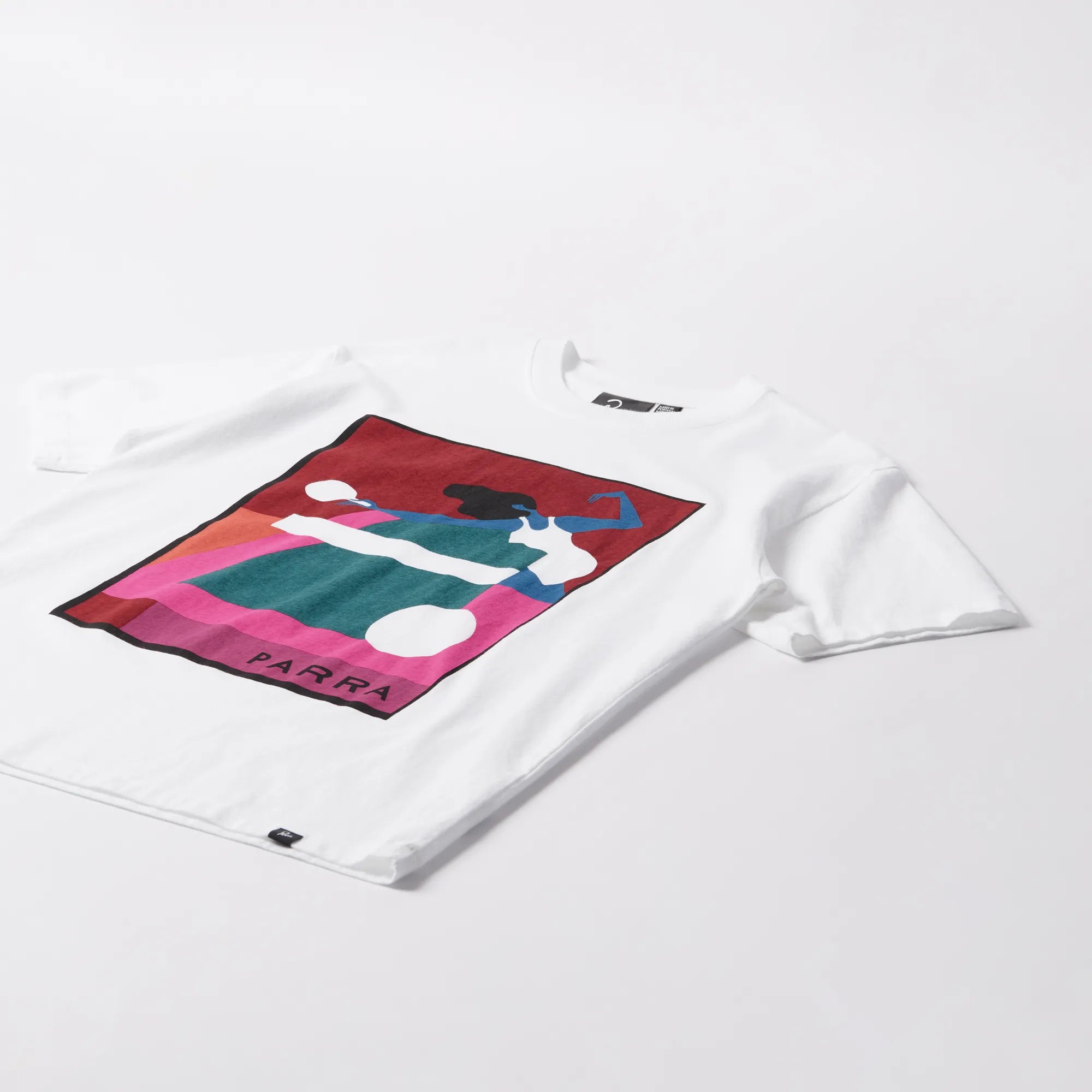 Parra Ping Ponged White T-Shirt
