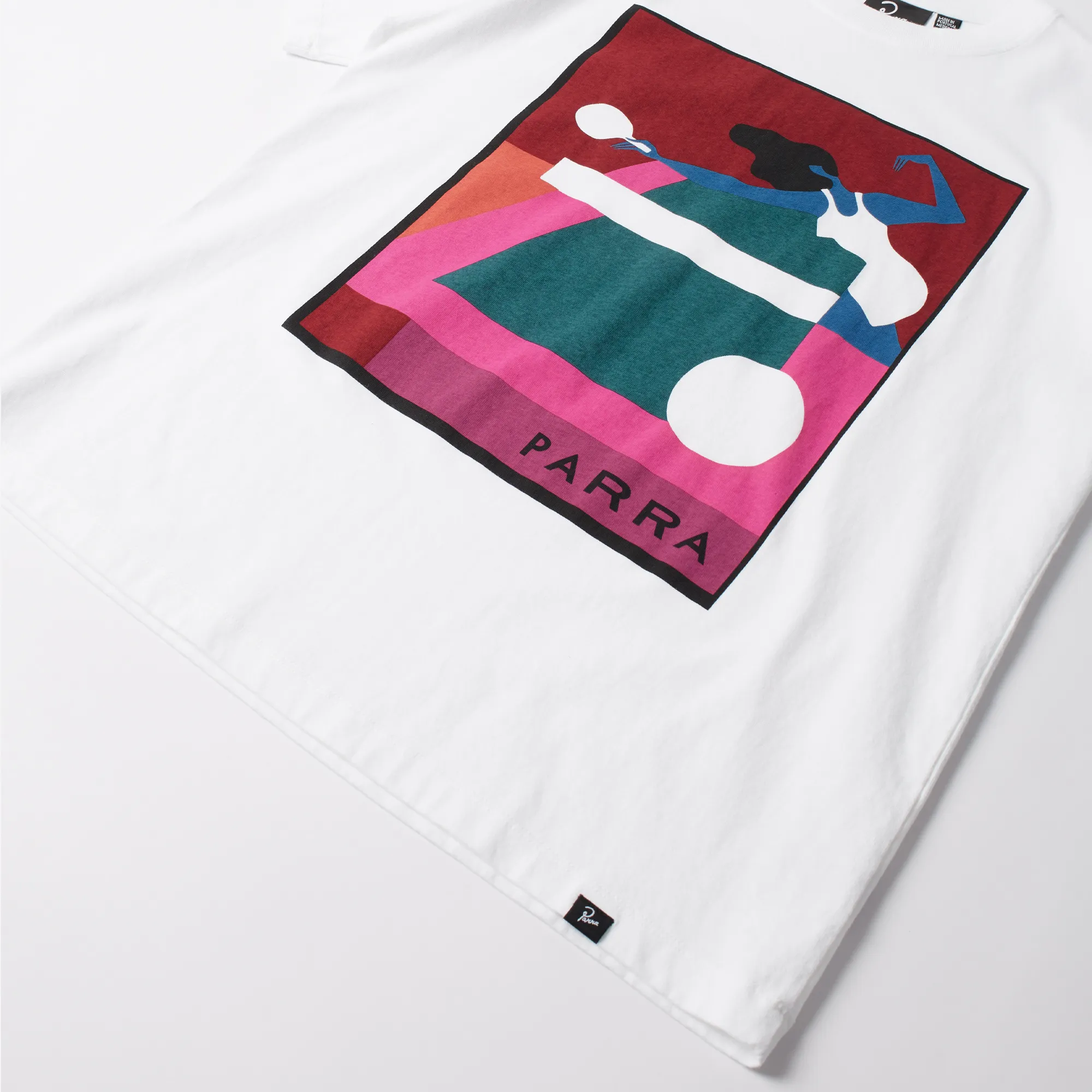 Parra Ping Ponged White T-Shirt