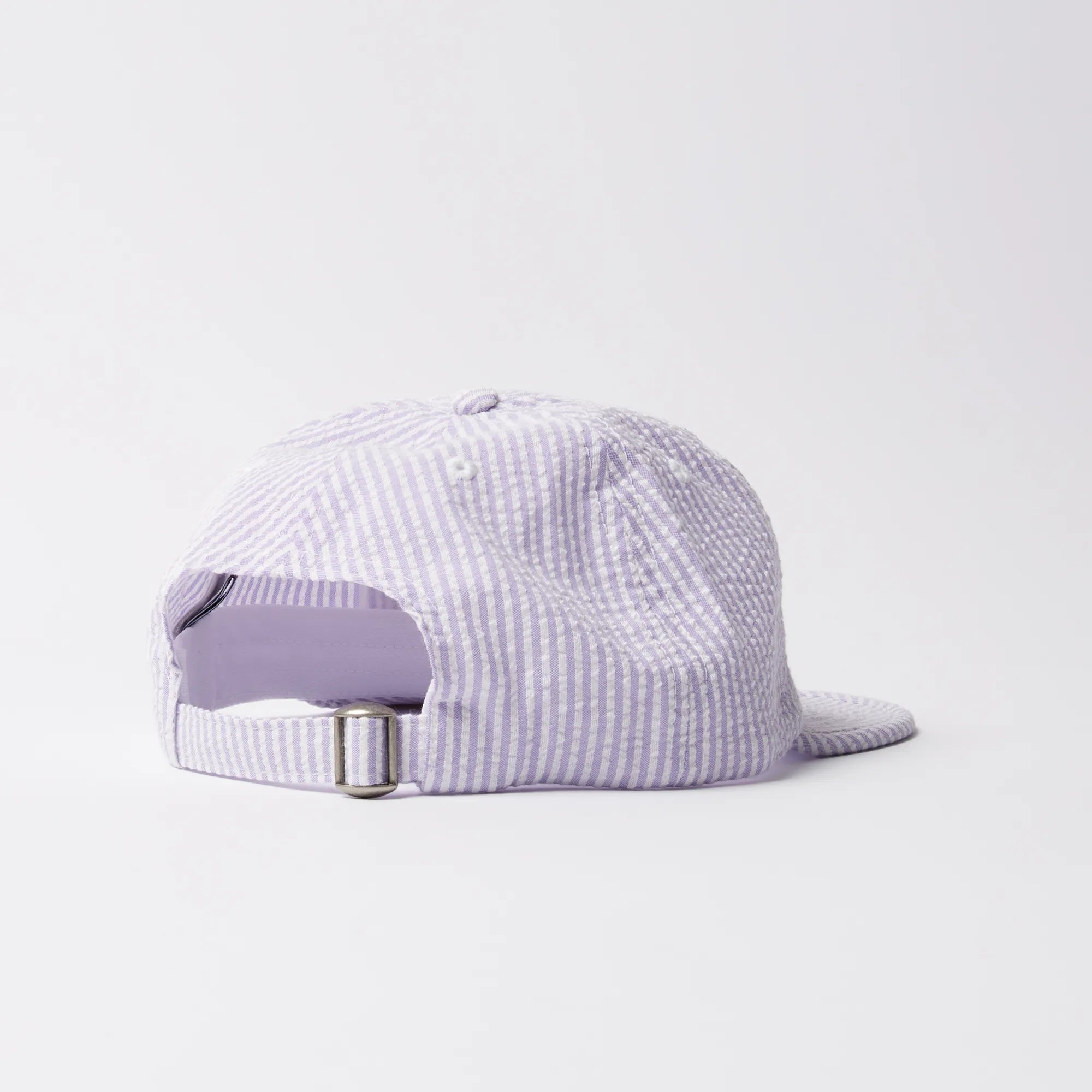Casquette Parra Signature 6 Panel Purple Seersucker
