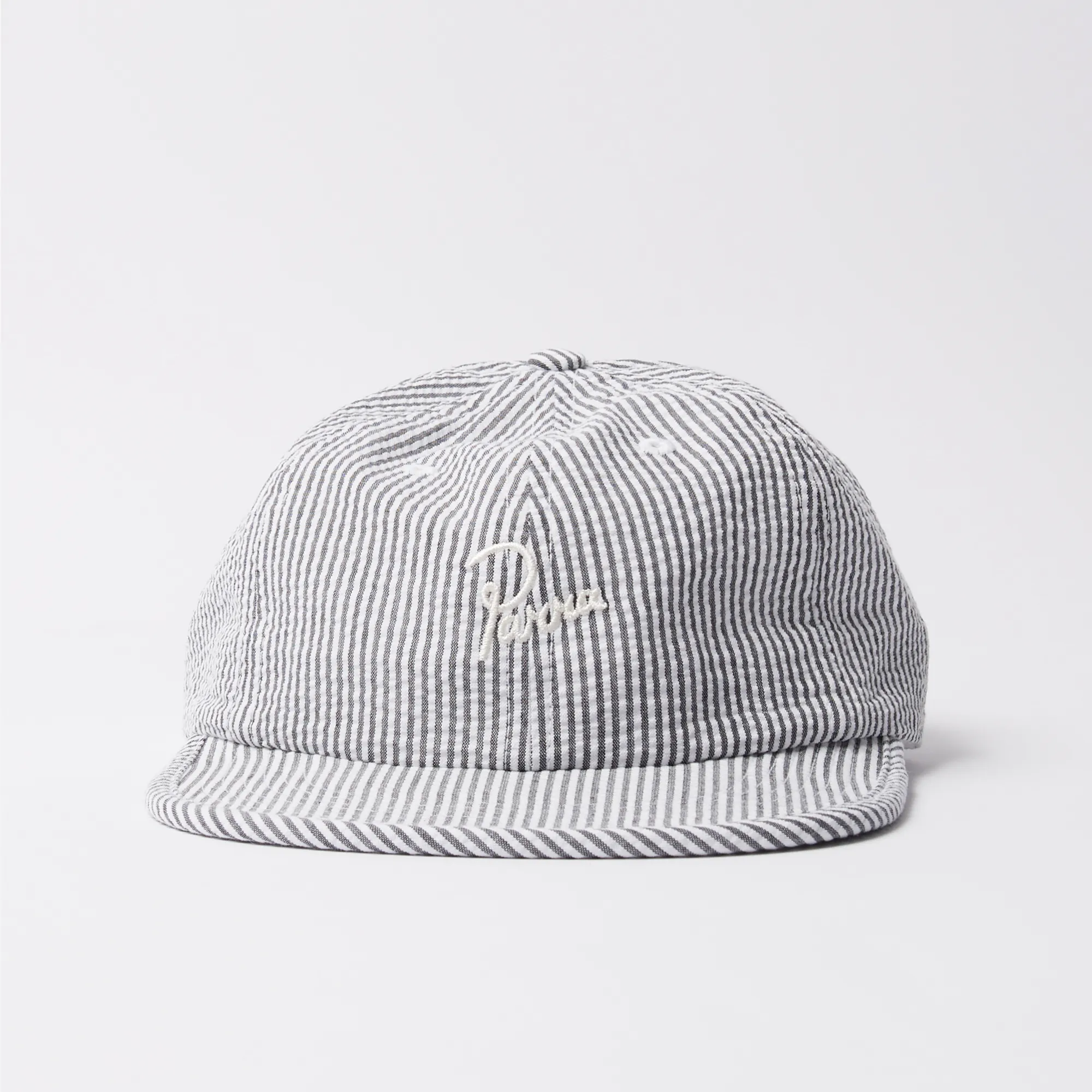 Casquette Parra Signature 6 Panel Seersucker Black