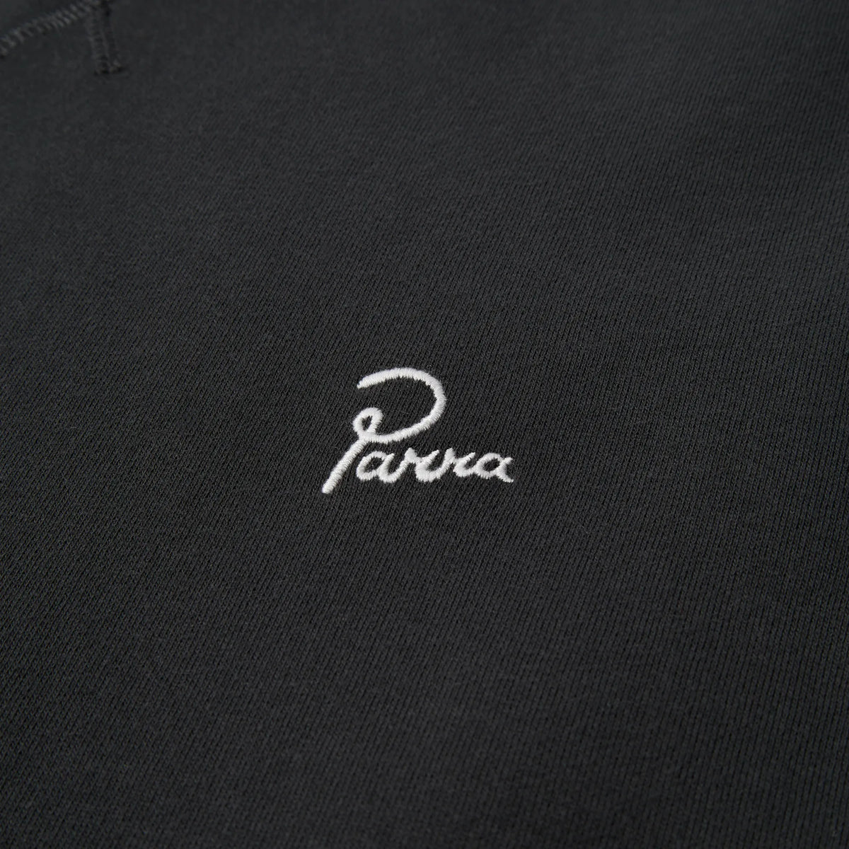 Sweat Col Rond Parra Signature Noir