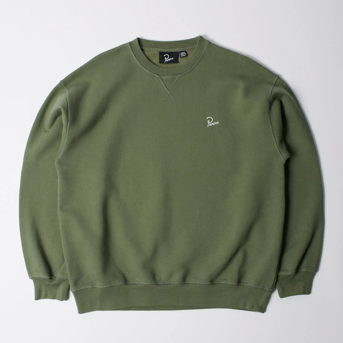 Sweat Col Rond Parra Signature Vert