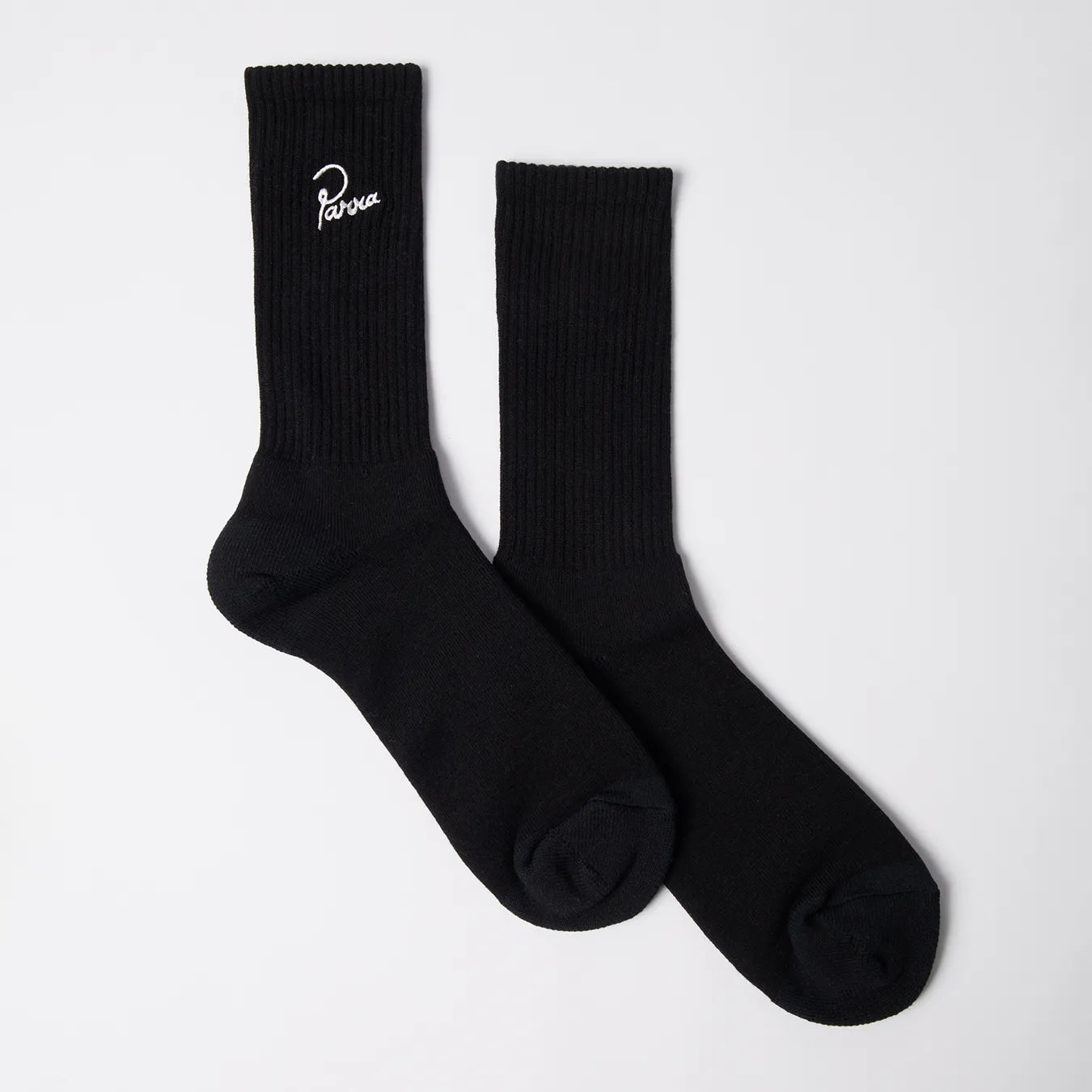 Chaussettes Parra Signature Crew Socks Black