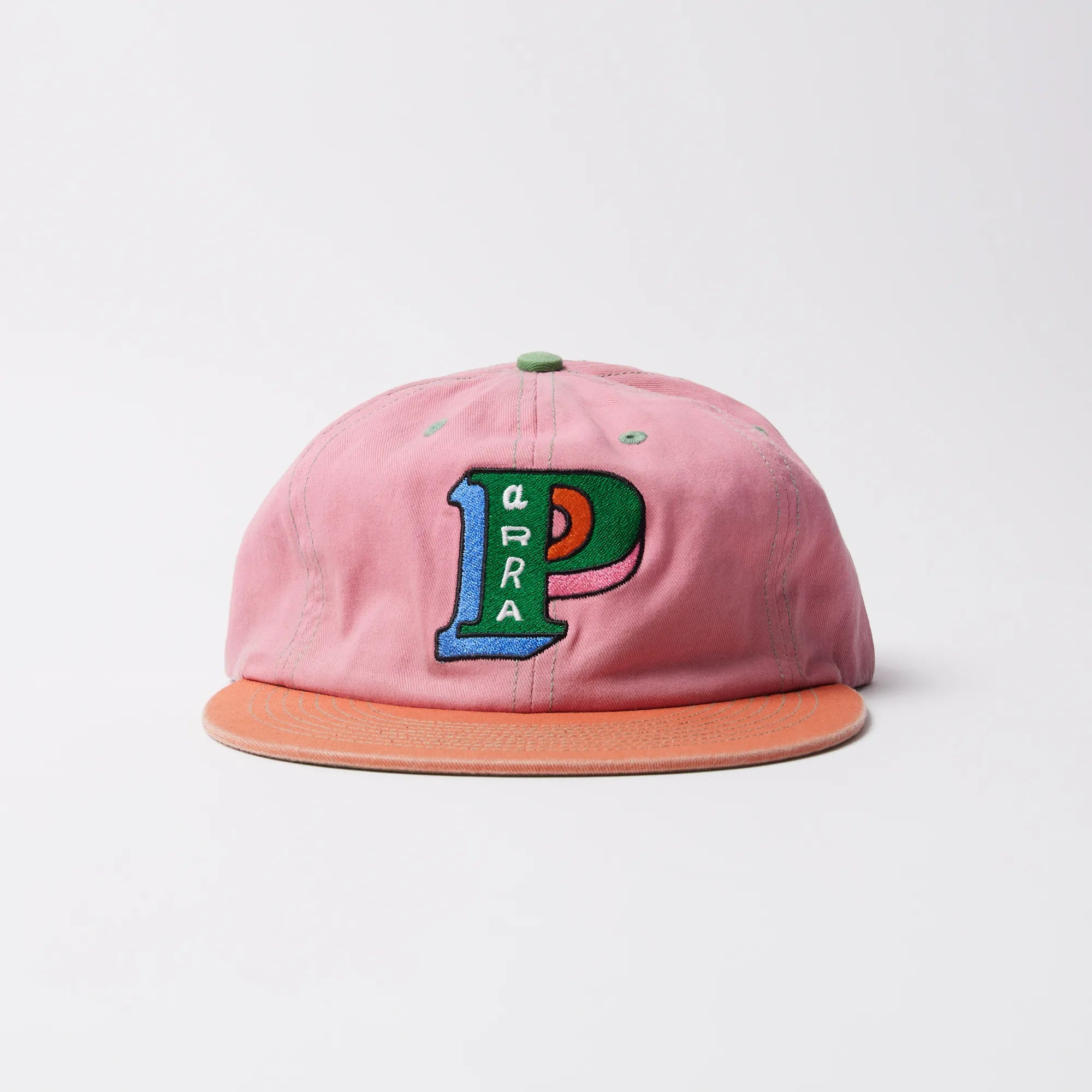 Parra Slanted P 6 Panel Hat Pink