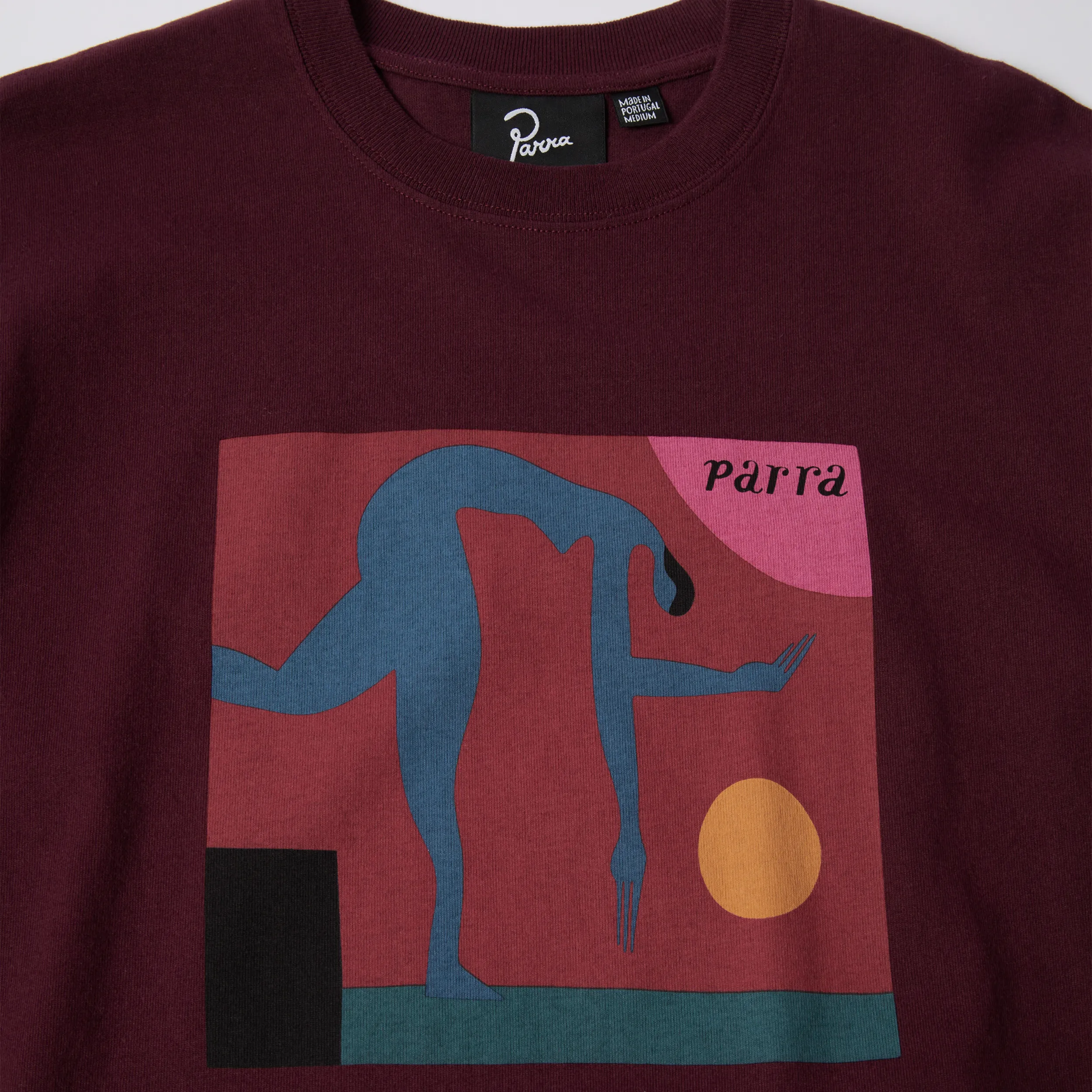 Parra Tripped up t-shirt dark red