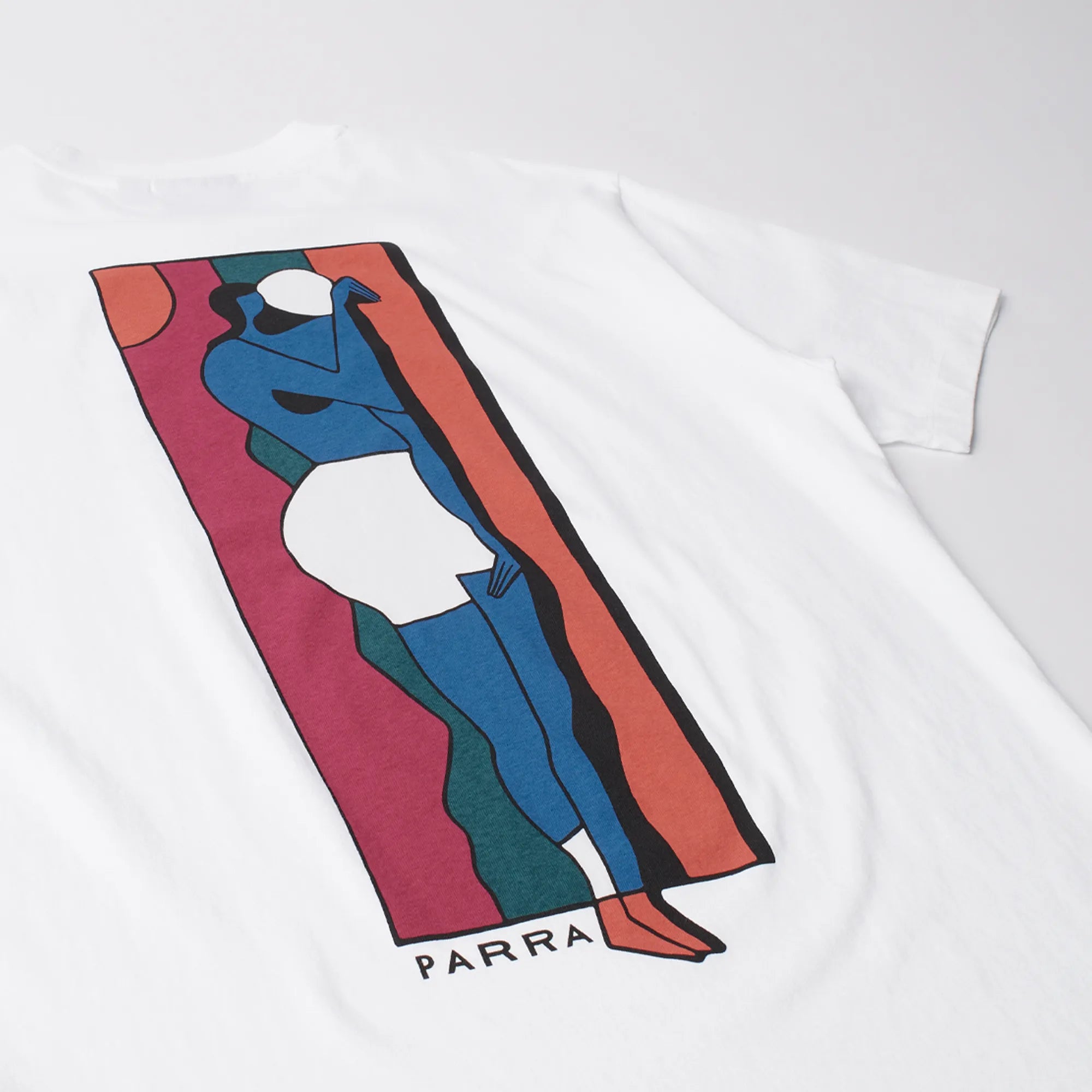 Parra Vertical Thoughts White T-shirt
