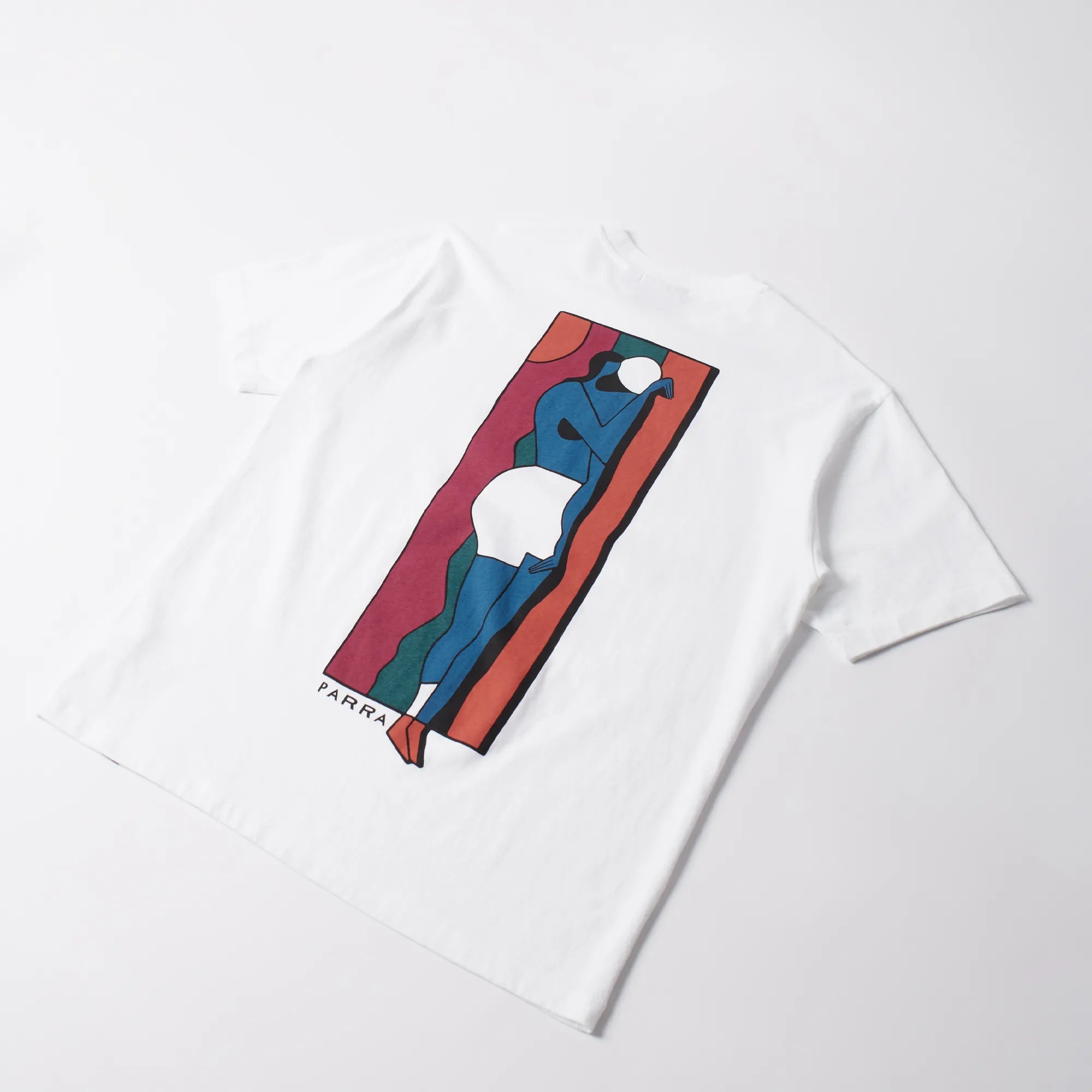 Parra Vertical Thoughts White T-shirt