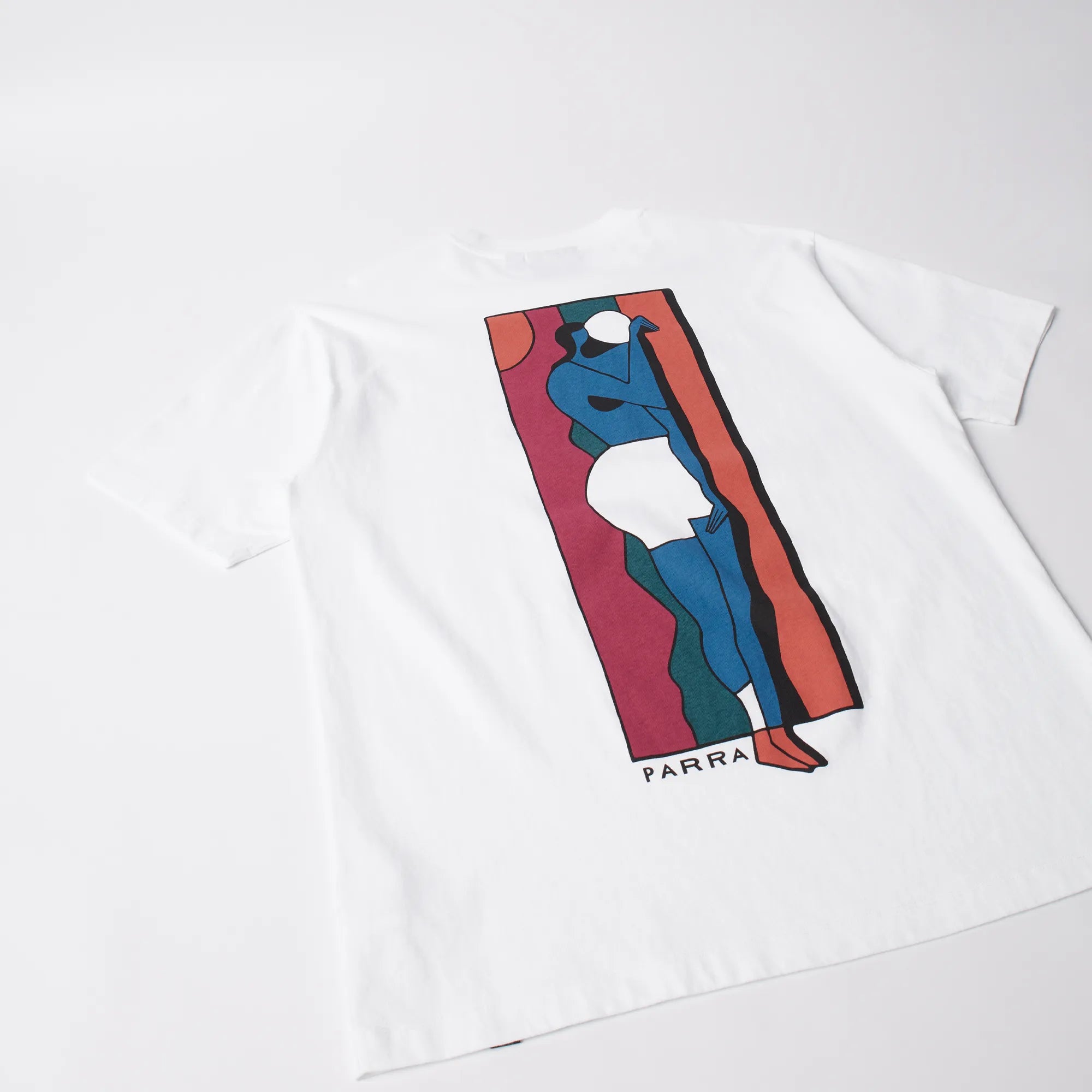 Parra Vertical Thoughts White T-shirt