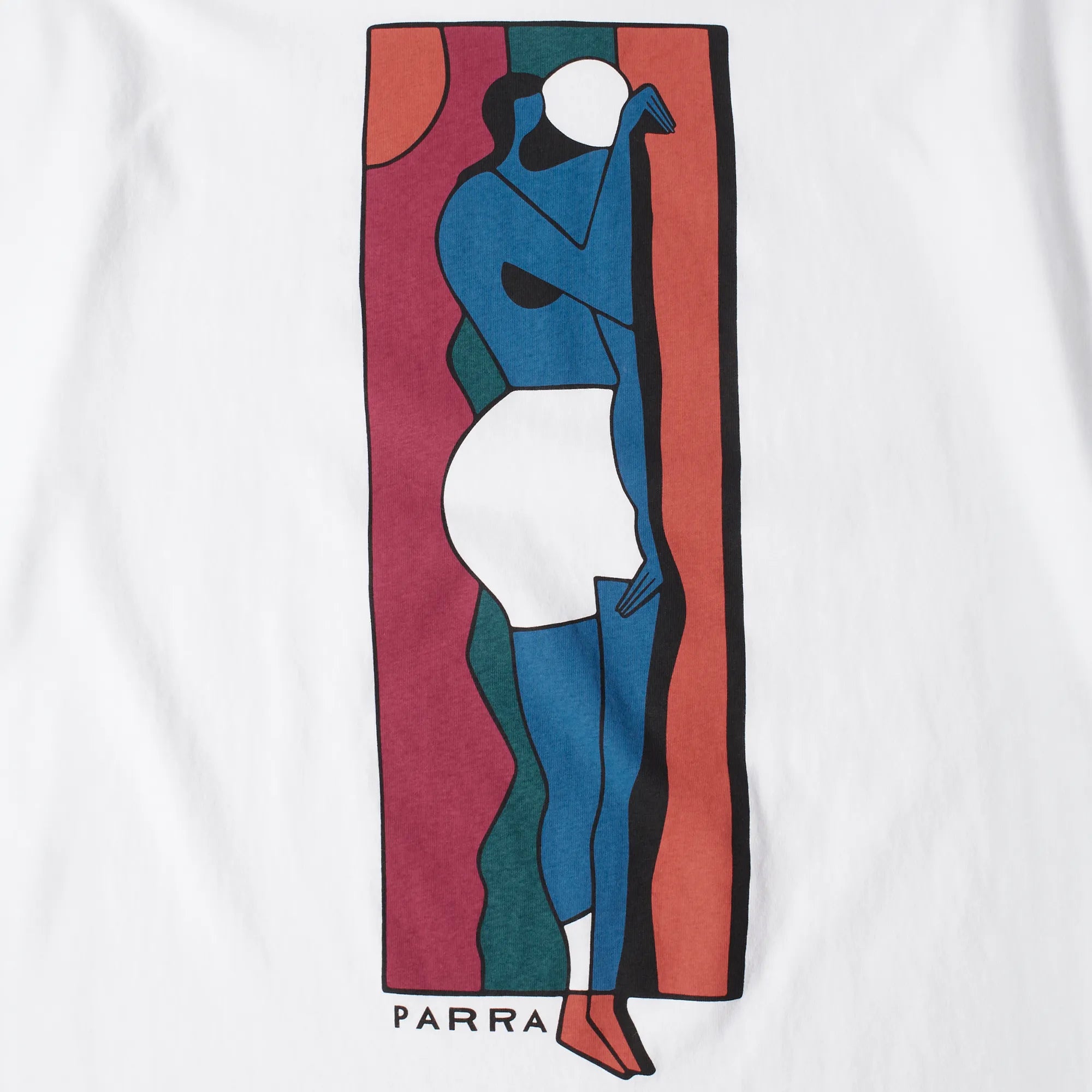 Parra Vertical Thoughts White T-shirt