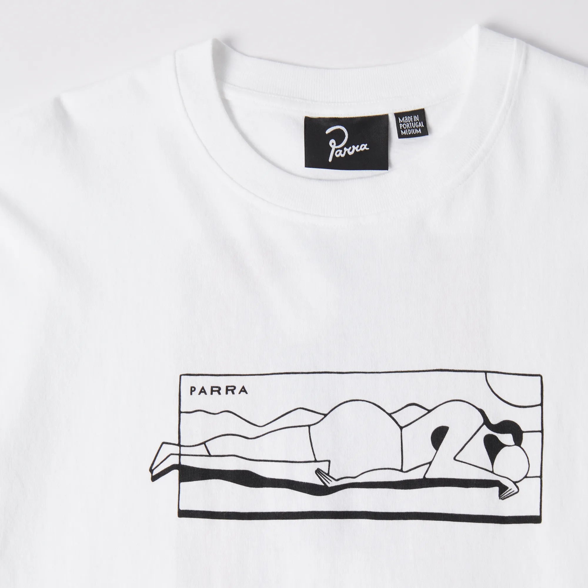 Parra Vertical Thoughts White T-shirt