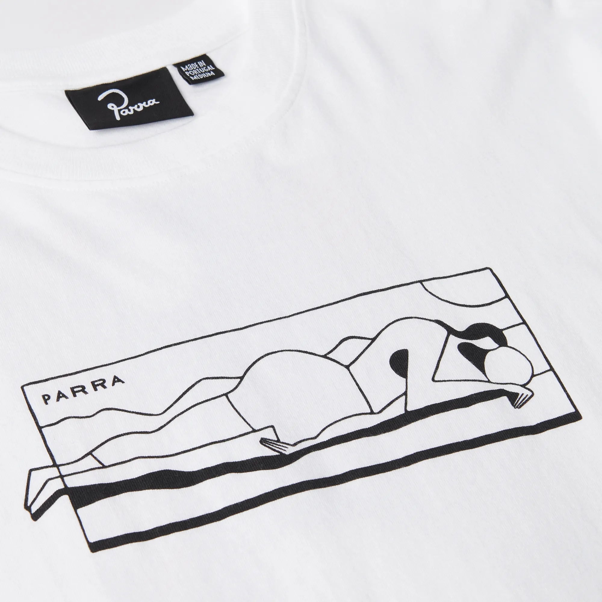 Parra Vertical Thoughts White T-shirt