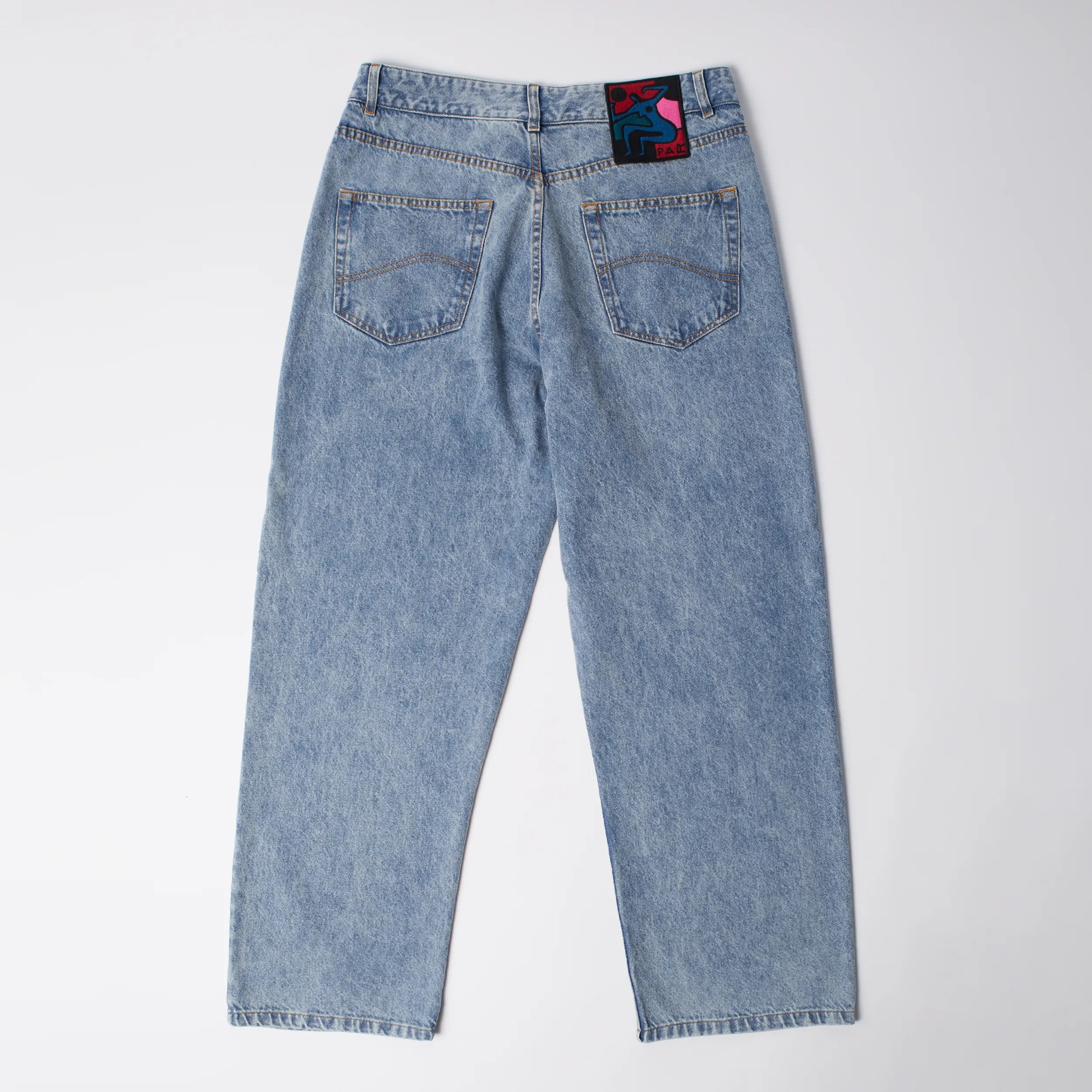 Jeans Parra Washed Up Bleu Délavé