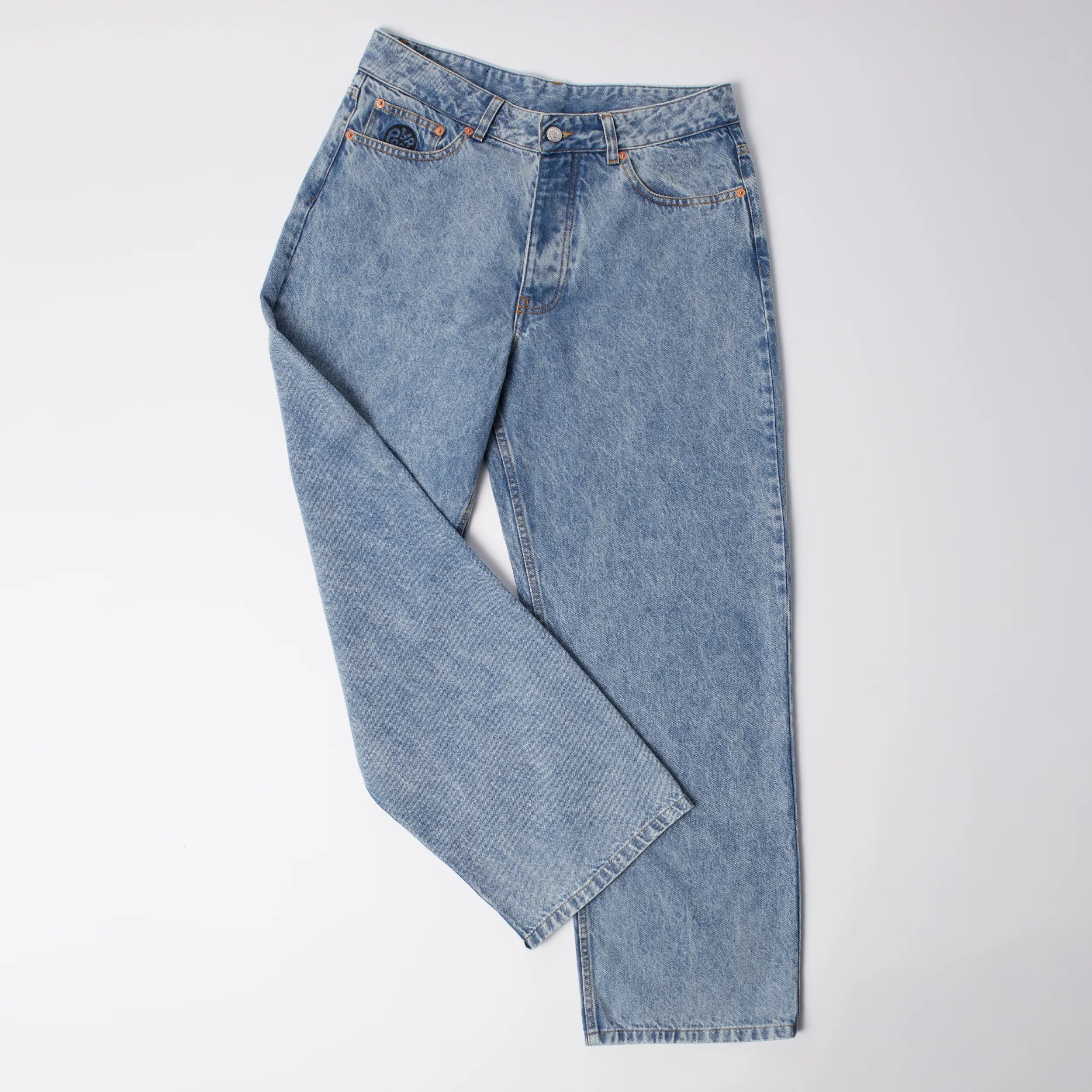 Jeans Parra Washed Up Bleu Délavé