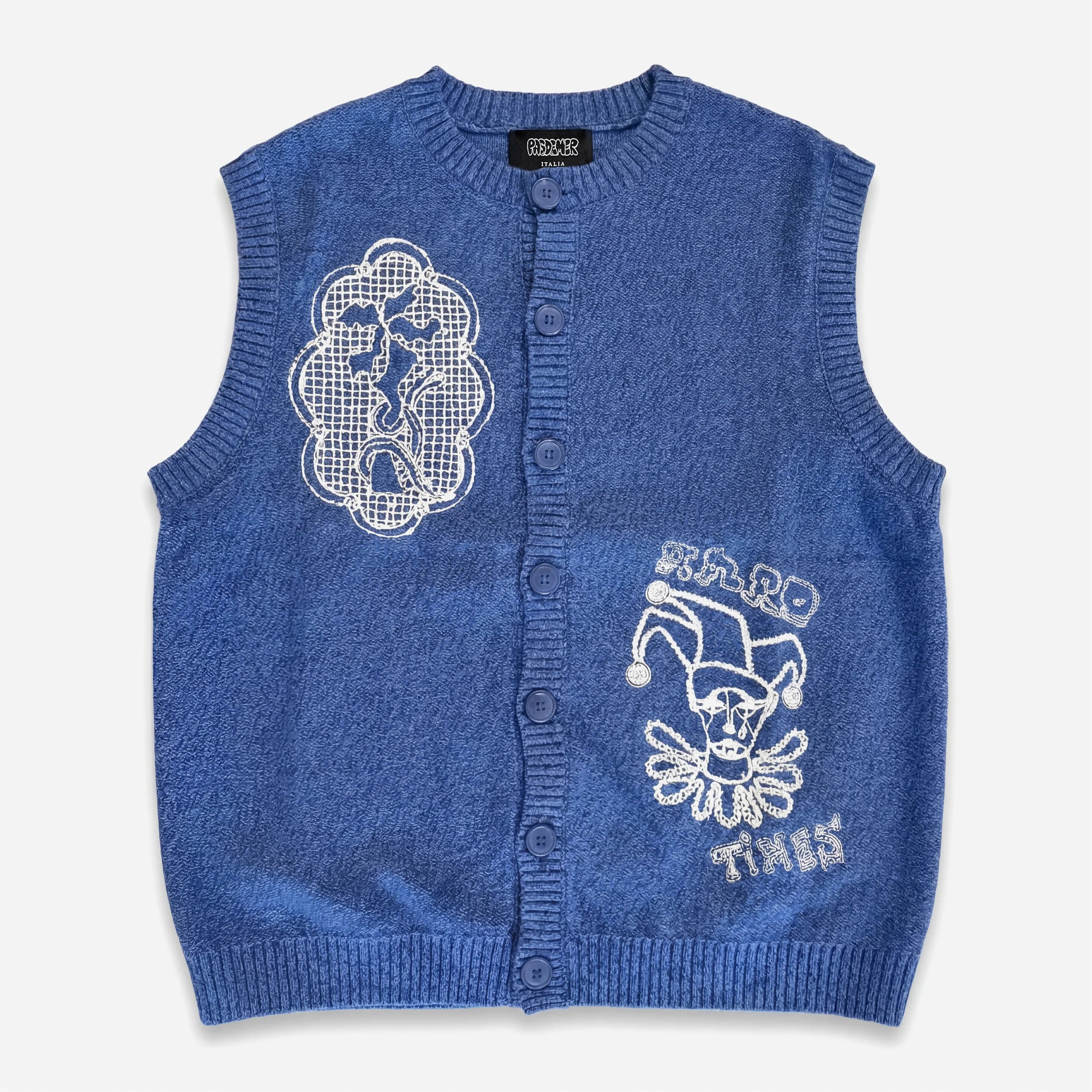 Gilet Sans Manches Pas De Mer - Doily Vest Light Blue