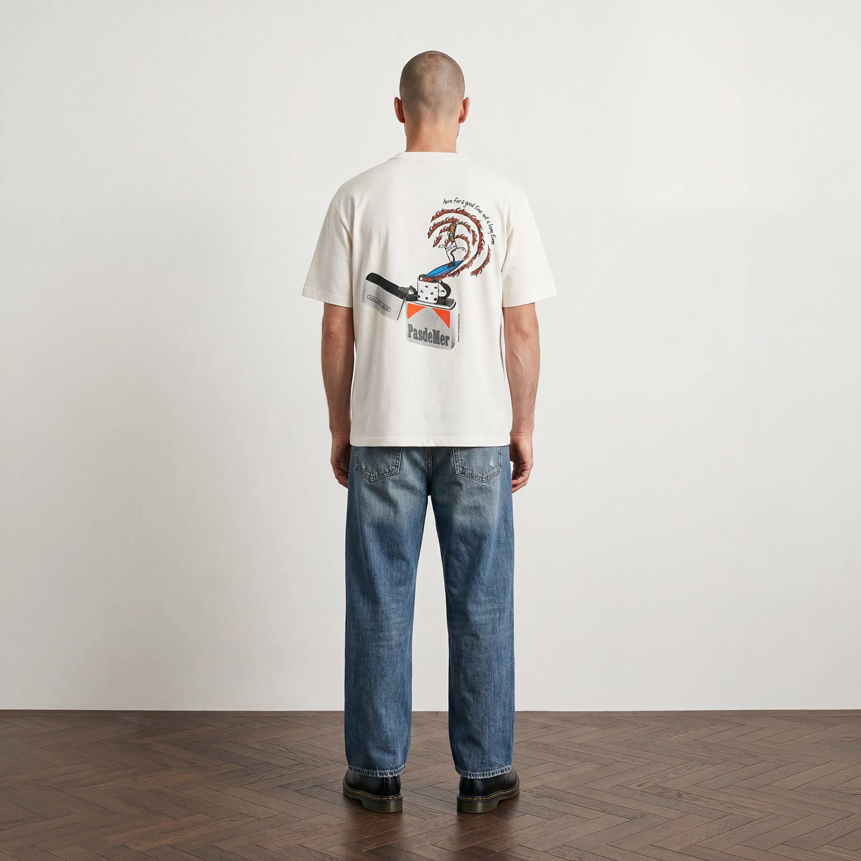 Pas De Mer - Good Time Tee White