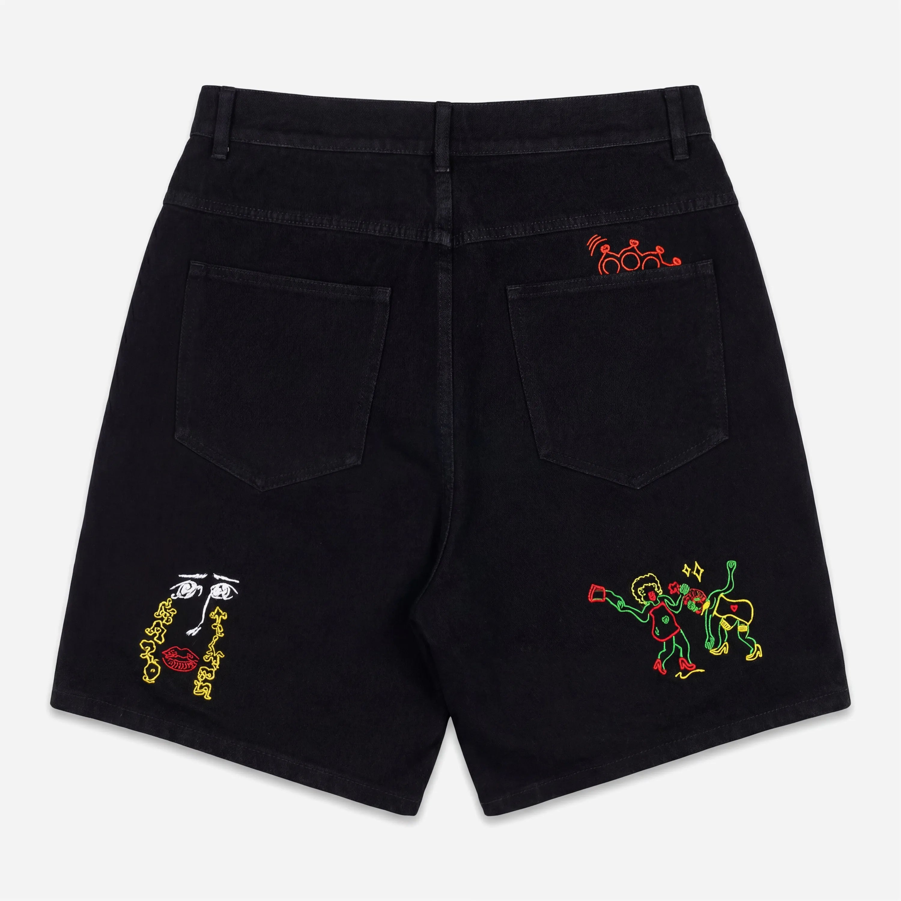 Short en Jean Pas De Mer - Sbugnine Shorts Black