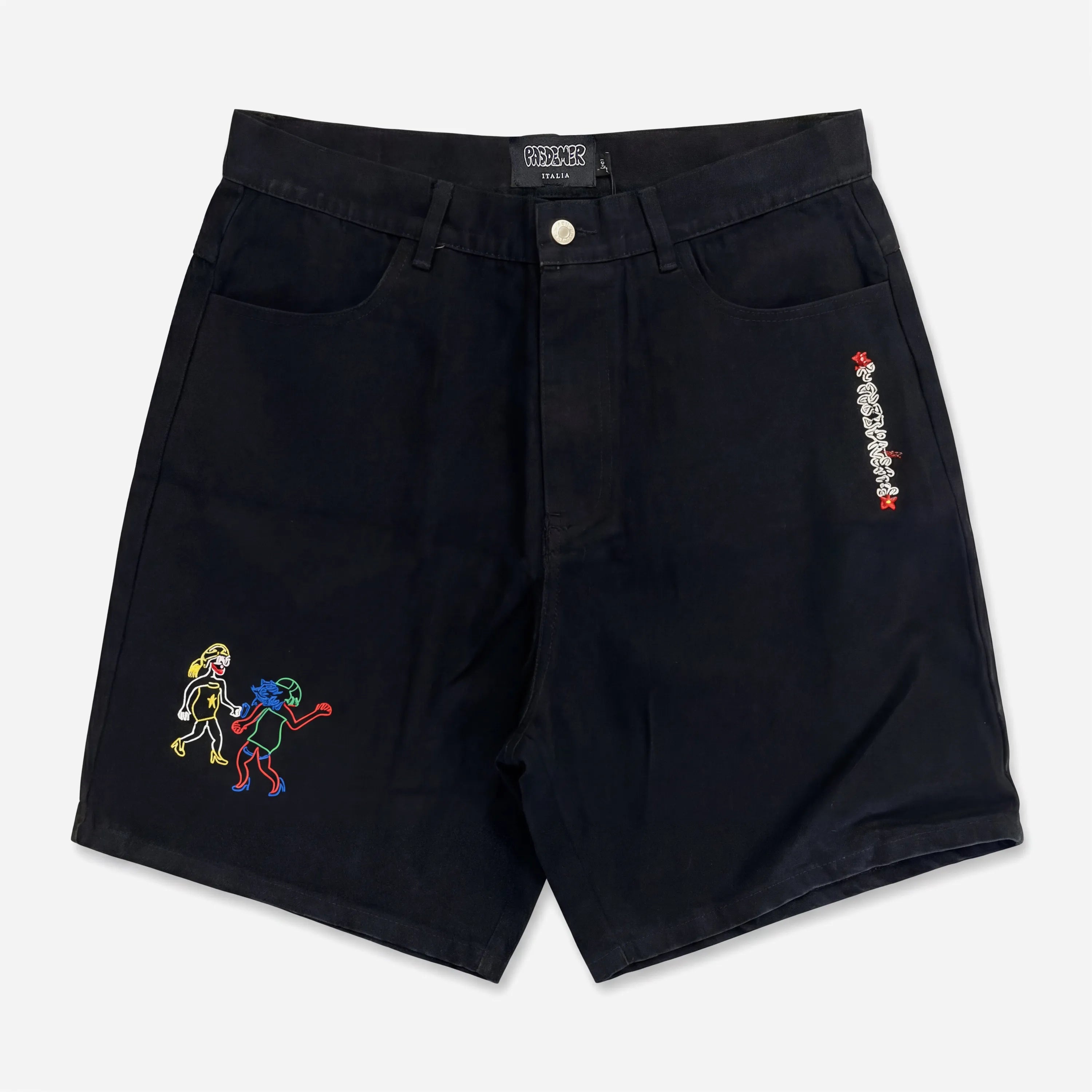 Short en Jean Pas De Mer - Sbugnine Shorts Black
