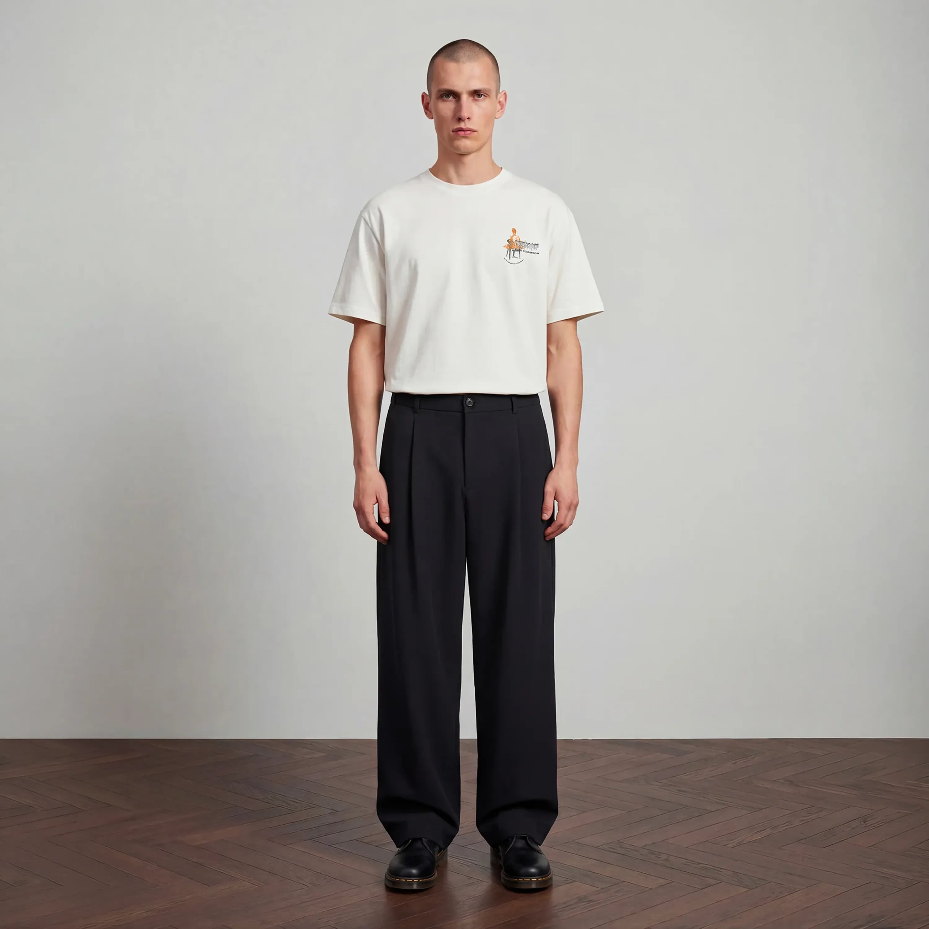 Pas De Mer - Yoga Classroom Tee White