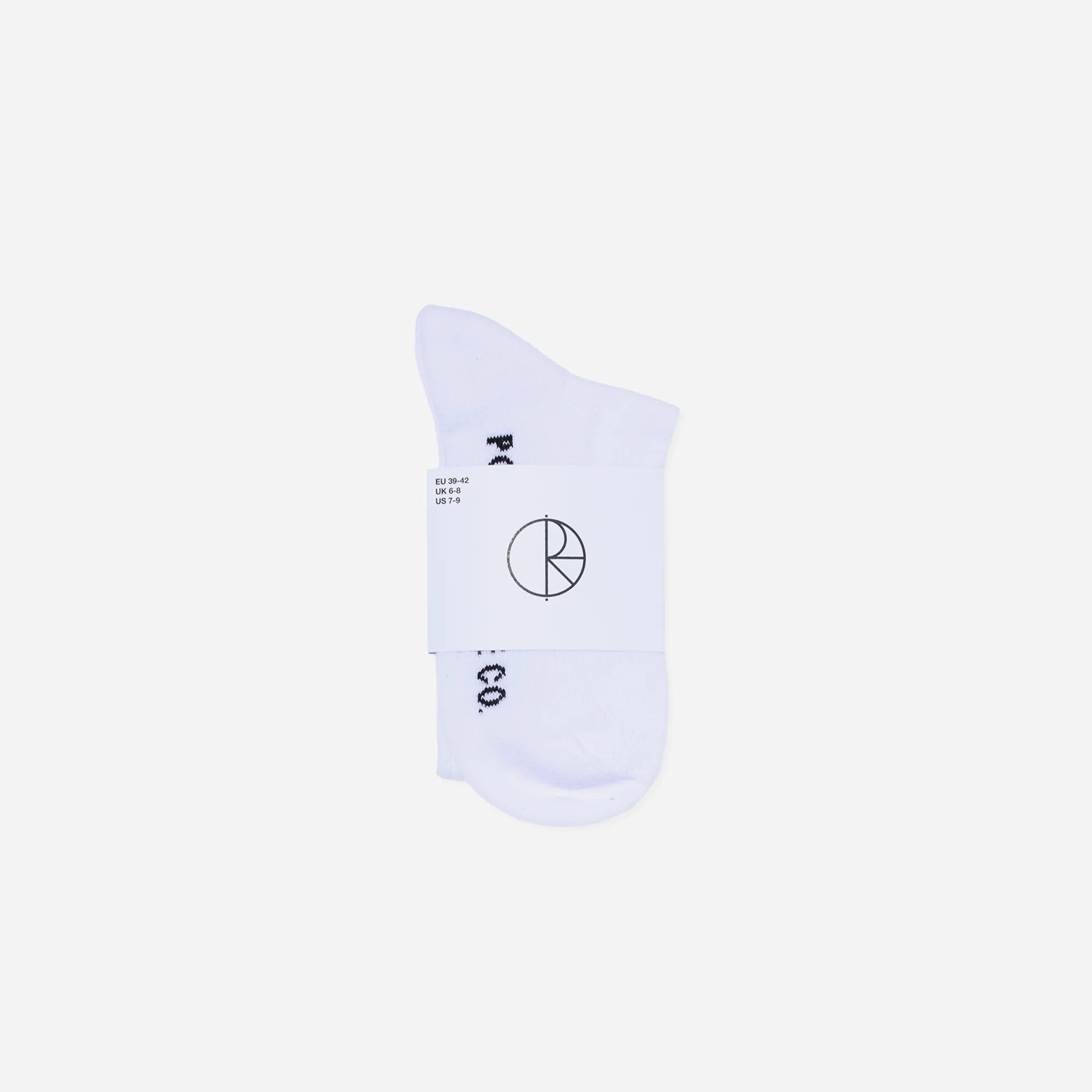 Polar Skate Co Easy Now Long Rib White Socks
