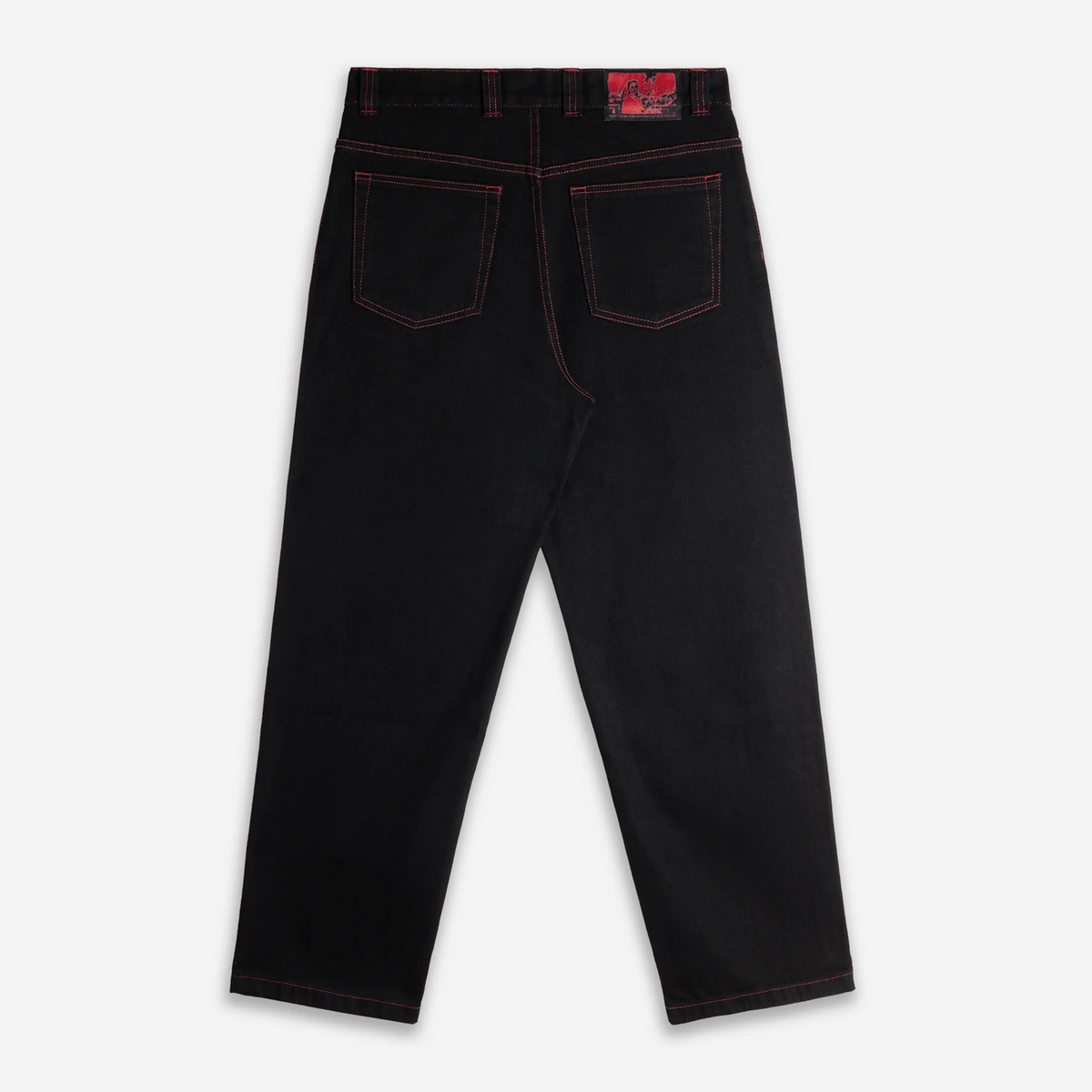 Jean Polar Skate Co. 93 Pants Apocalypse Nun Black Red