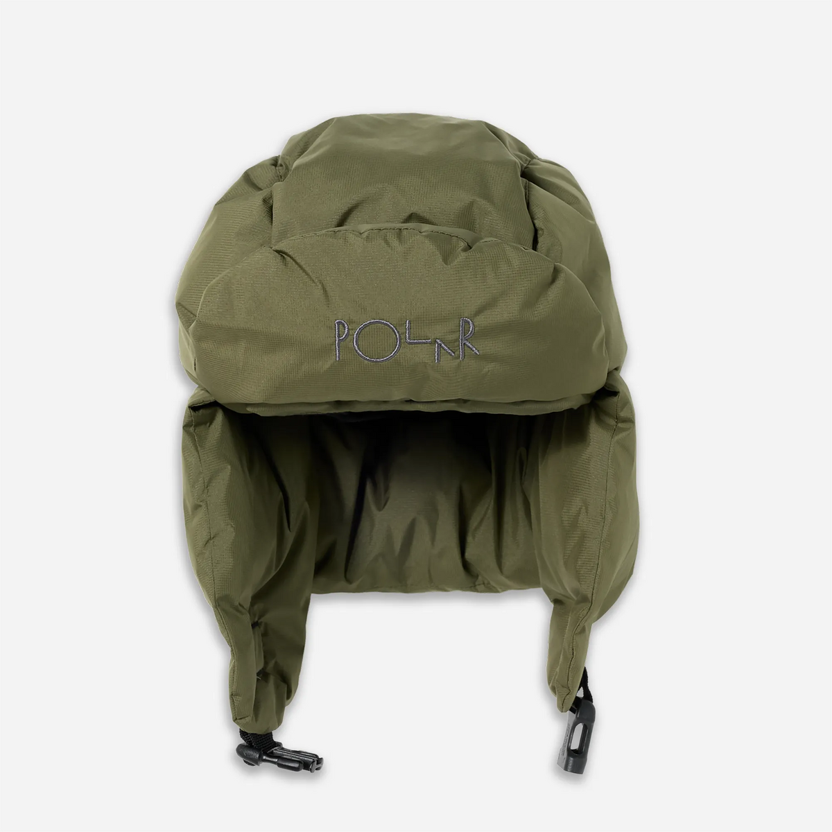 Chapka Polar Skate Co. Ailu Puﬀer Hat Army Green