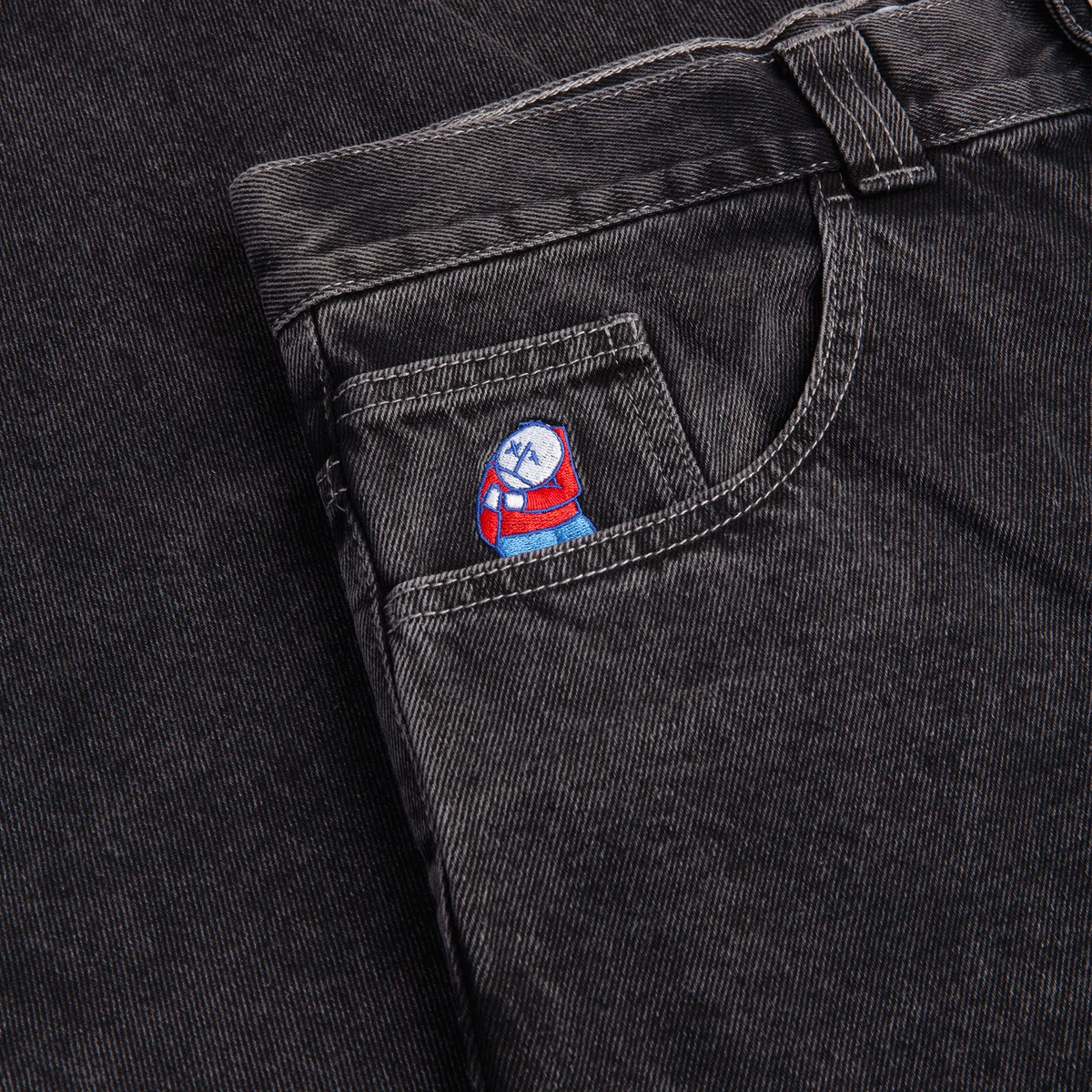 Jean Polar Skate Co Big Boy Silver Black OG