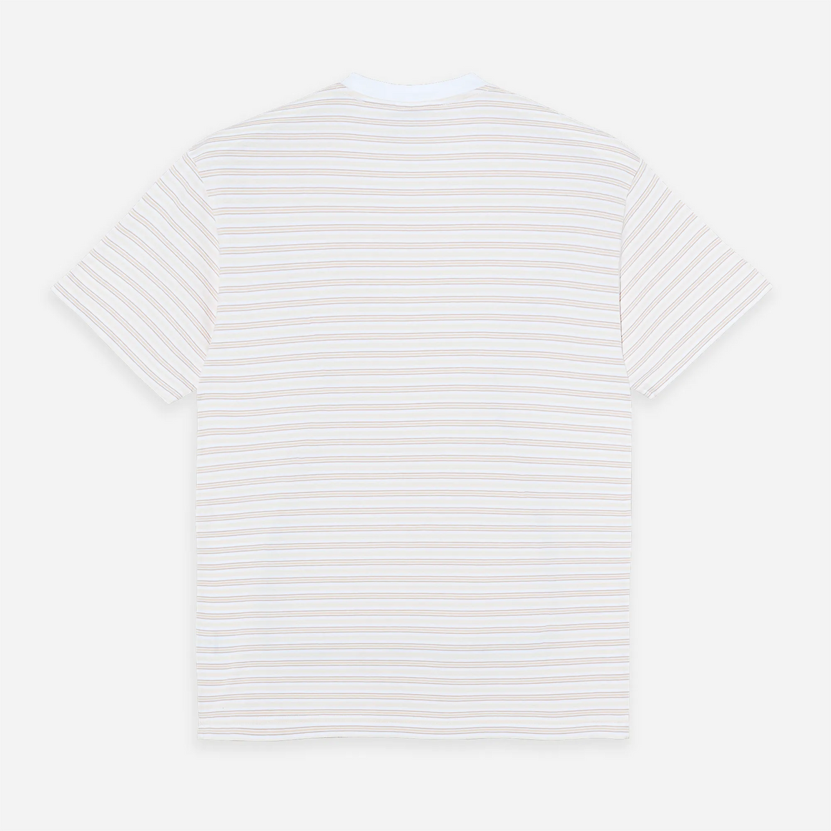 T-shirt Polar Skate Co. Steve LS Tee Stripe White Taupe