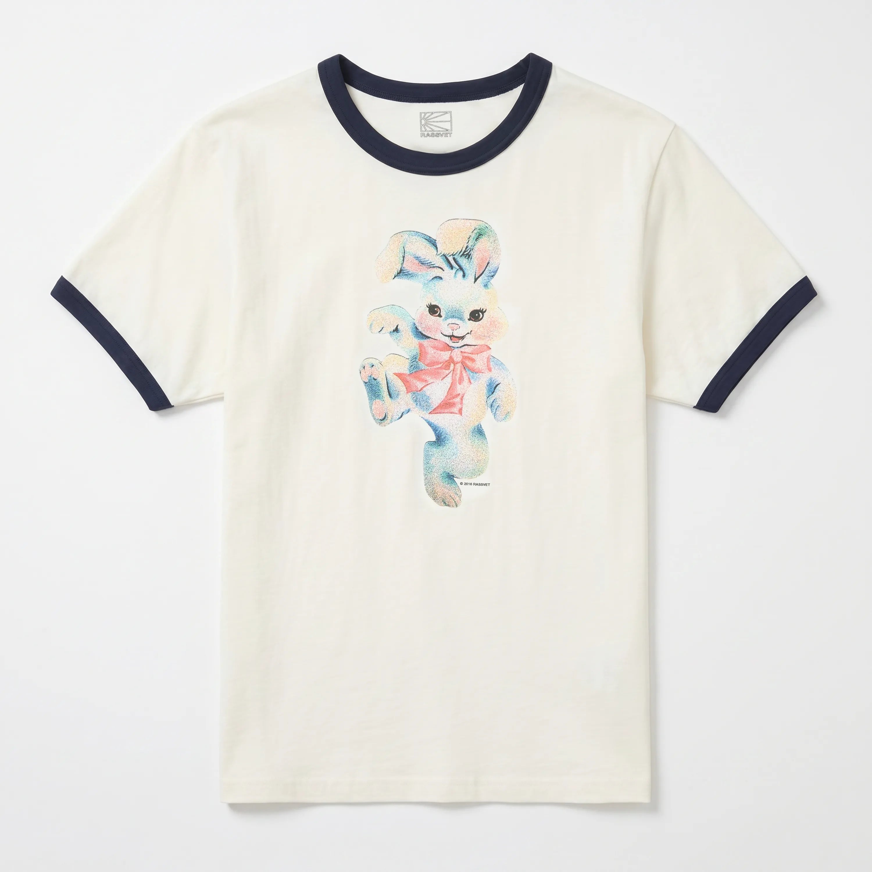 Rassvet Bunny Ringer T Shirt White