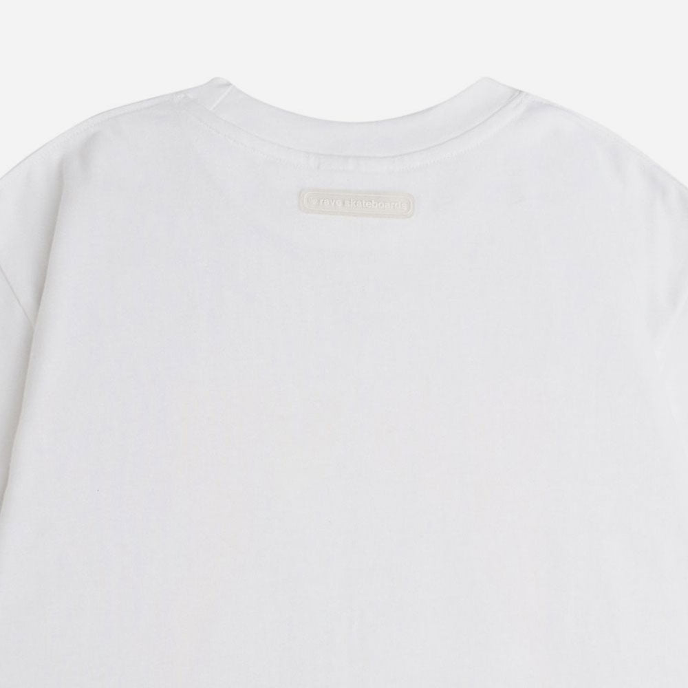 RAVE SKATEBOARDS - CASCA TEE - White