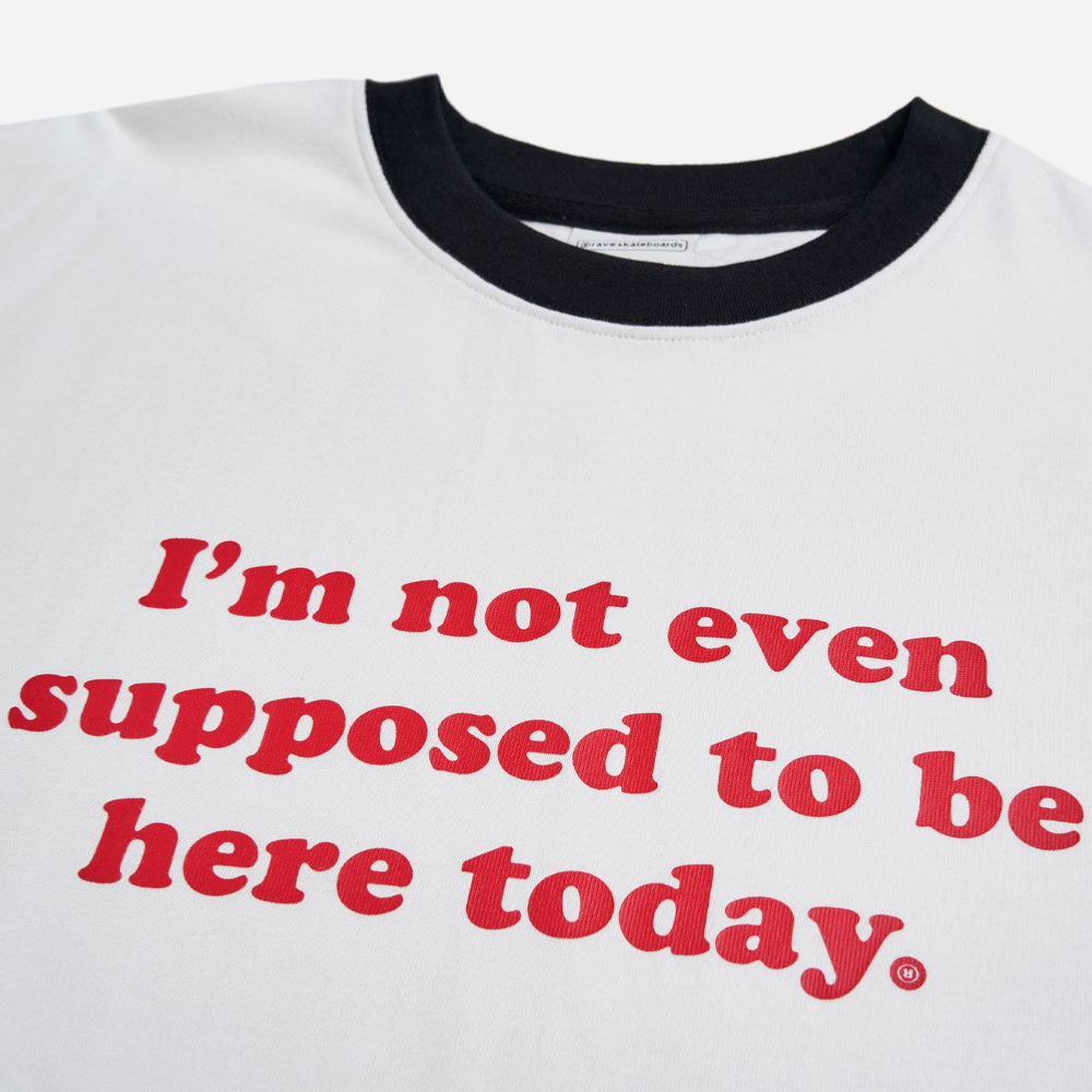 RAVE SKATEBOARDS - PEDRO RINGER TEE - White