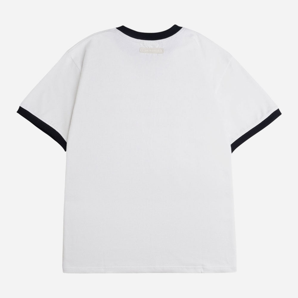 RAVE SKATEBOARDS - PEDRO RINGER TEE - White