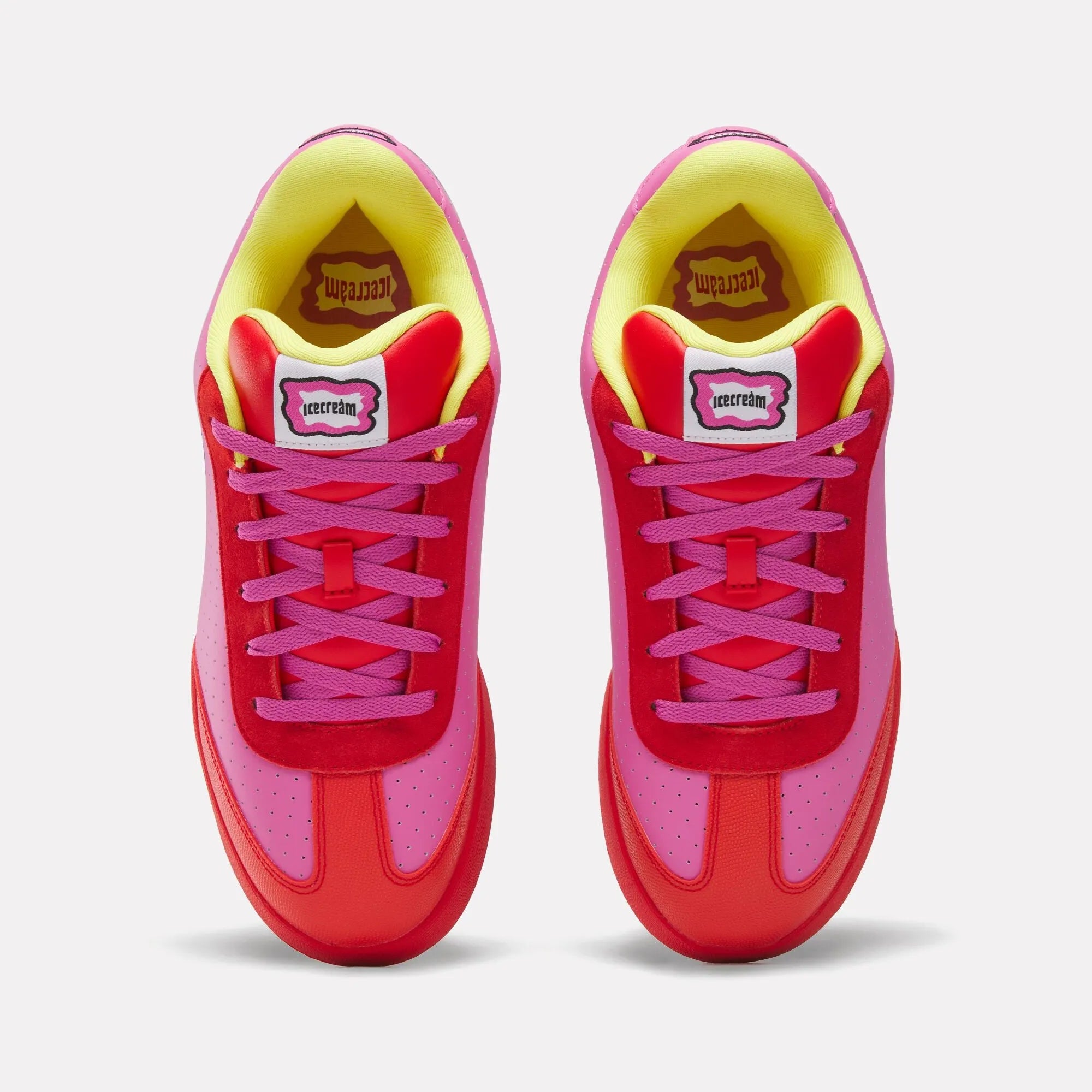 Reebok Board Flip BBC Ice Cream Red Pink Yellow