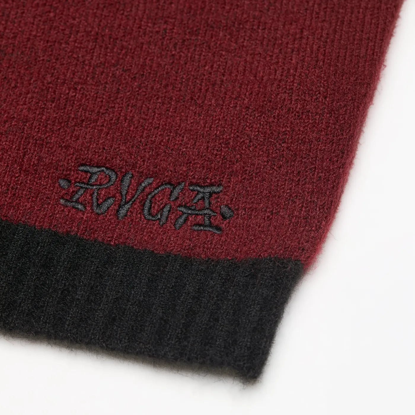 RVCA Dalas Flower Knit Sweater Brick Red