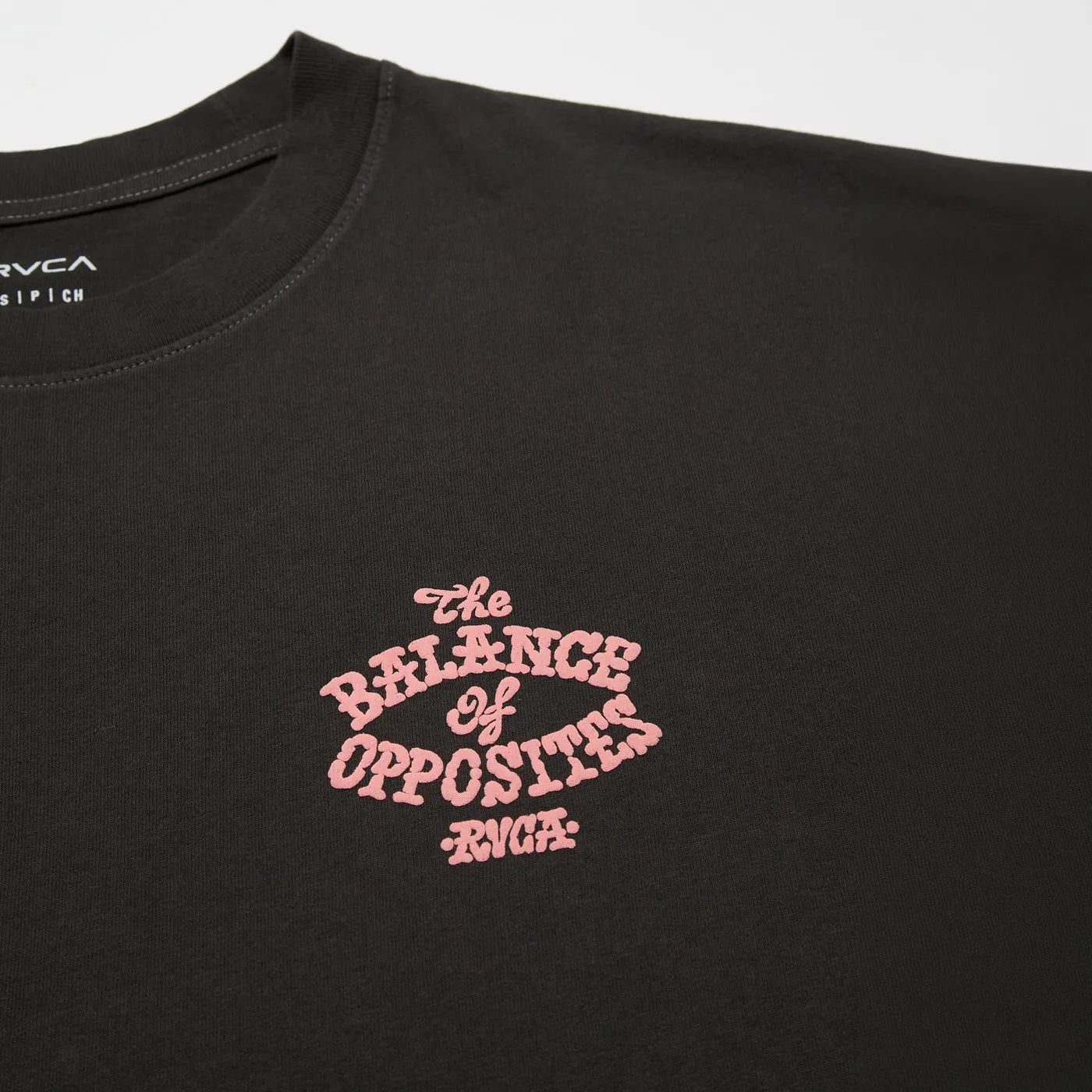 RVCA Dalas Snake T-Shirt Washed Black