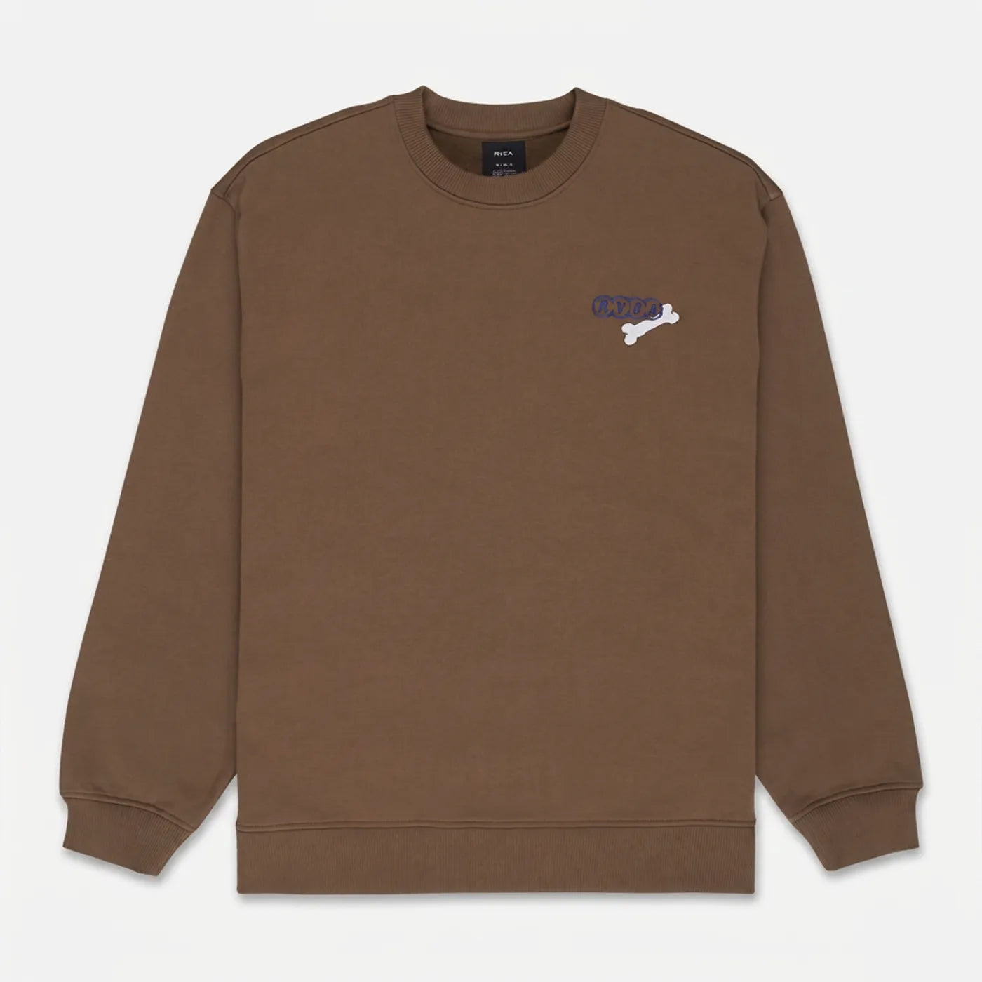 Sweat col rond RVCA Dalas Tiger Palm Wood