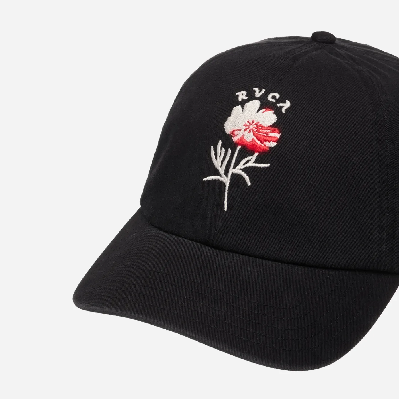 RVCA Odai Washed Dad Cap Black