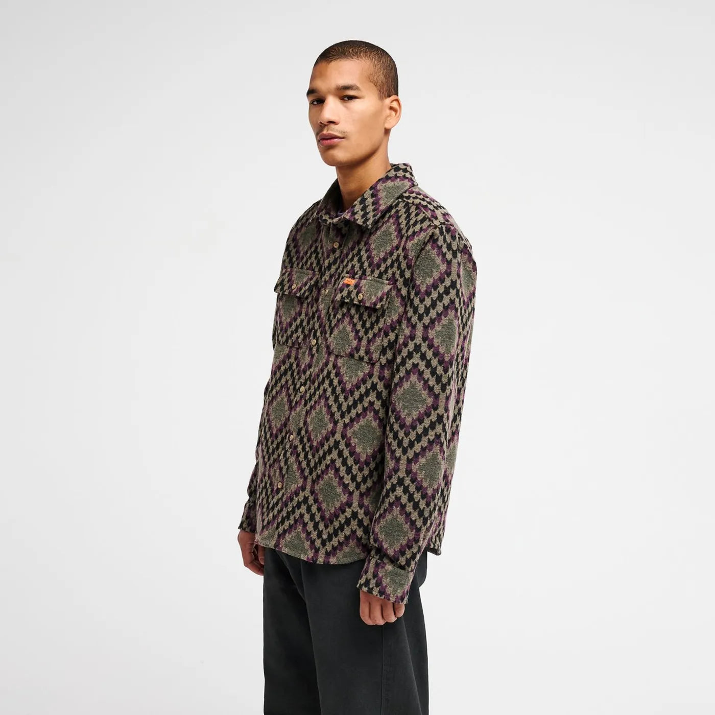 Chemise manches longues RVCA Blanket Wood