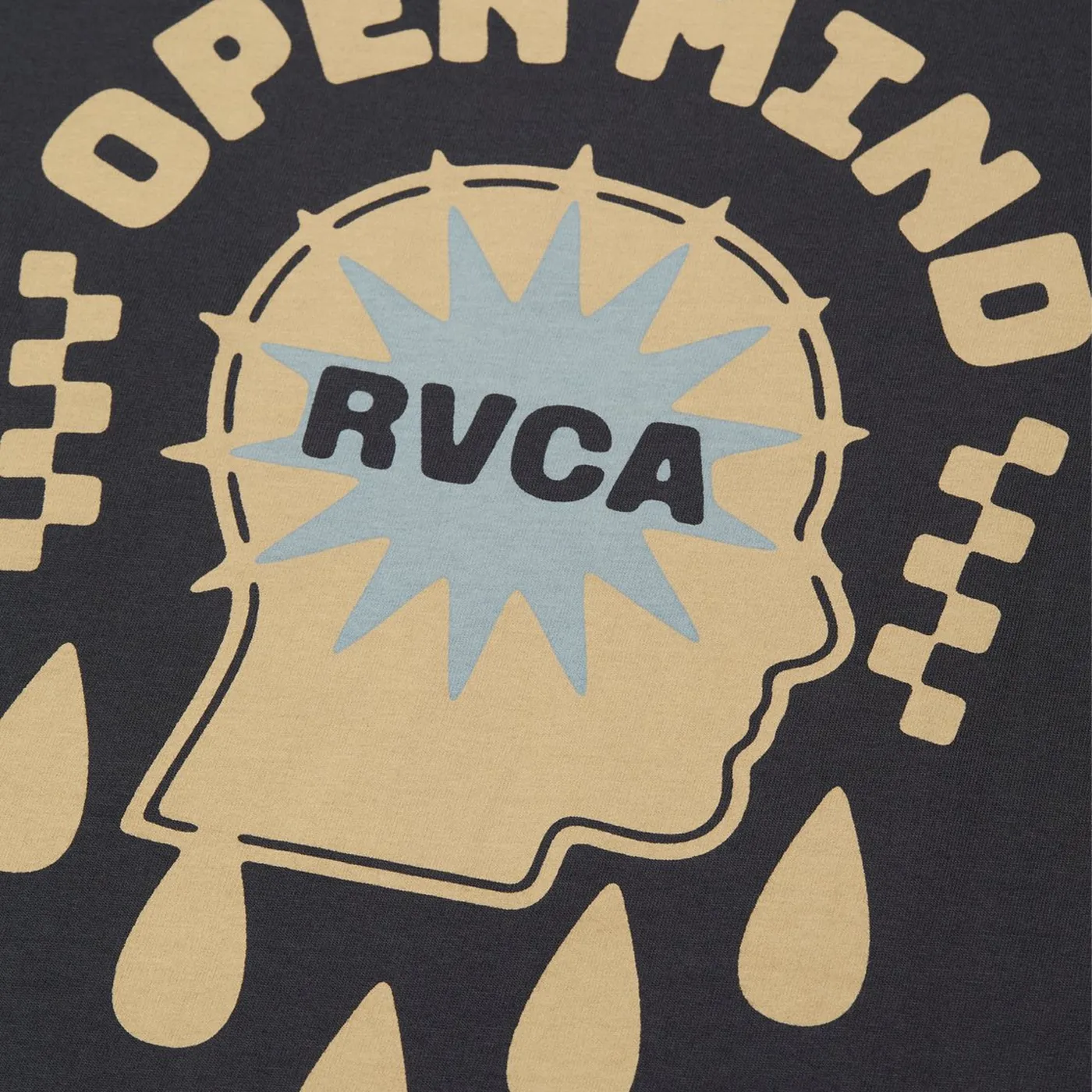T-shirt RVCA The Stars Washed Black